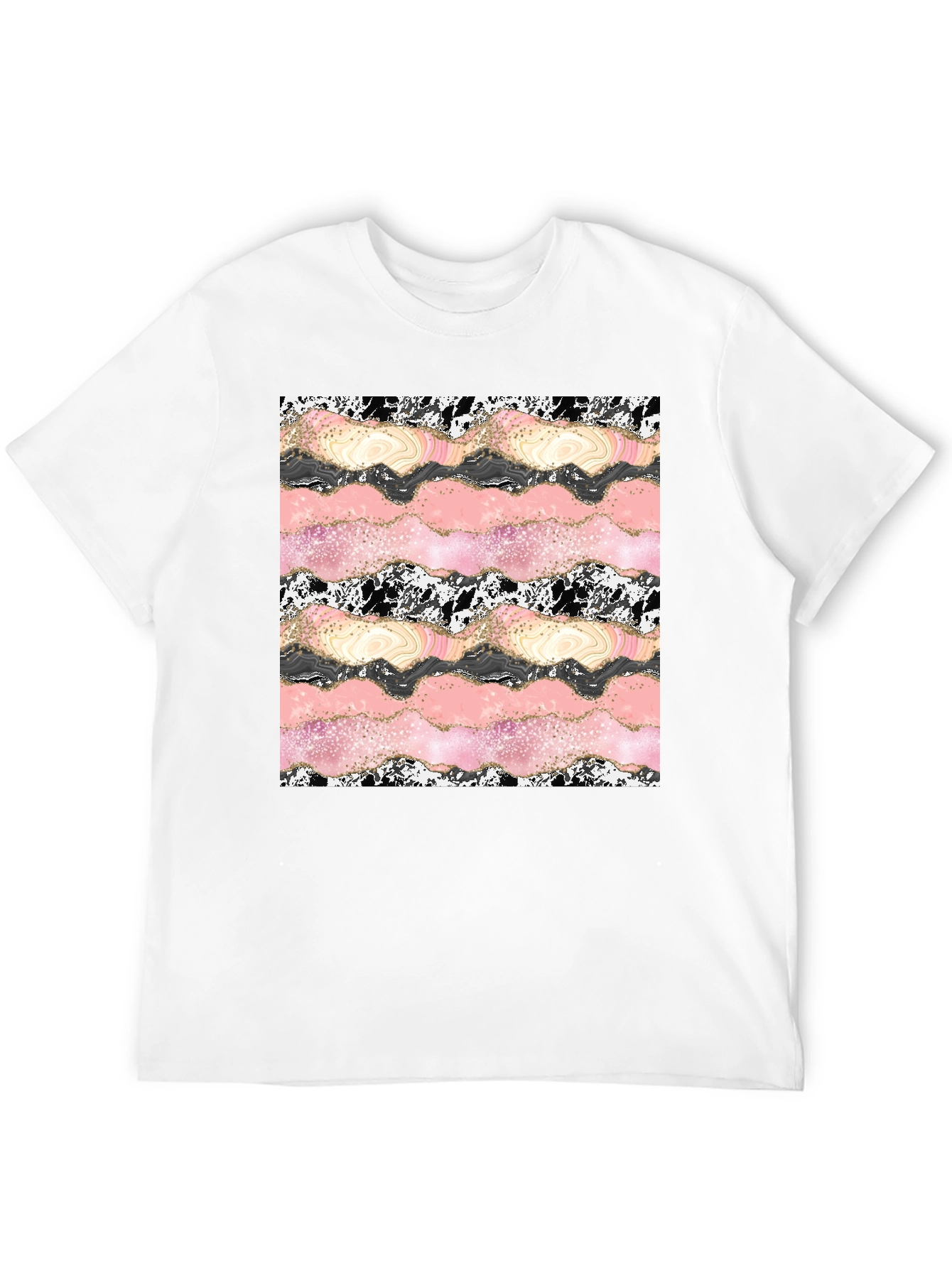 Abstract Agate Slice Graphic Tee