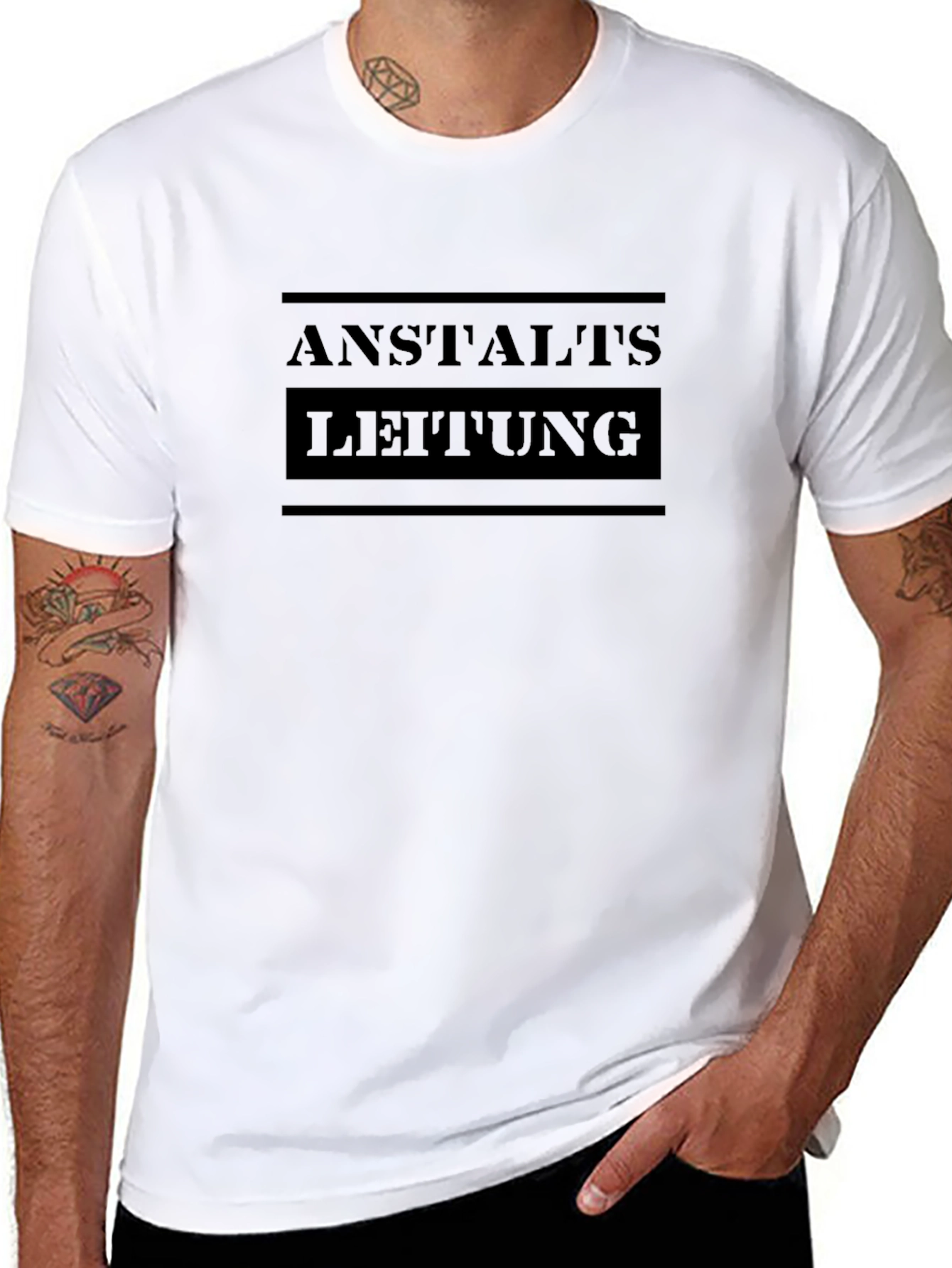 Anstalts Leitung Black T-Shirt