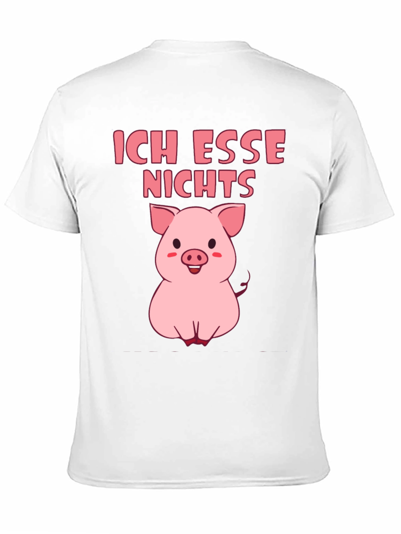 Vegan Pig T-Shirt - Ich Esse Nichts Graphic Tee