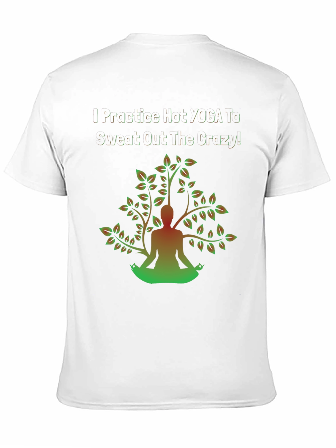 Yoga Crazy Sweat T-Shirt - Mens Graphic Tee