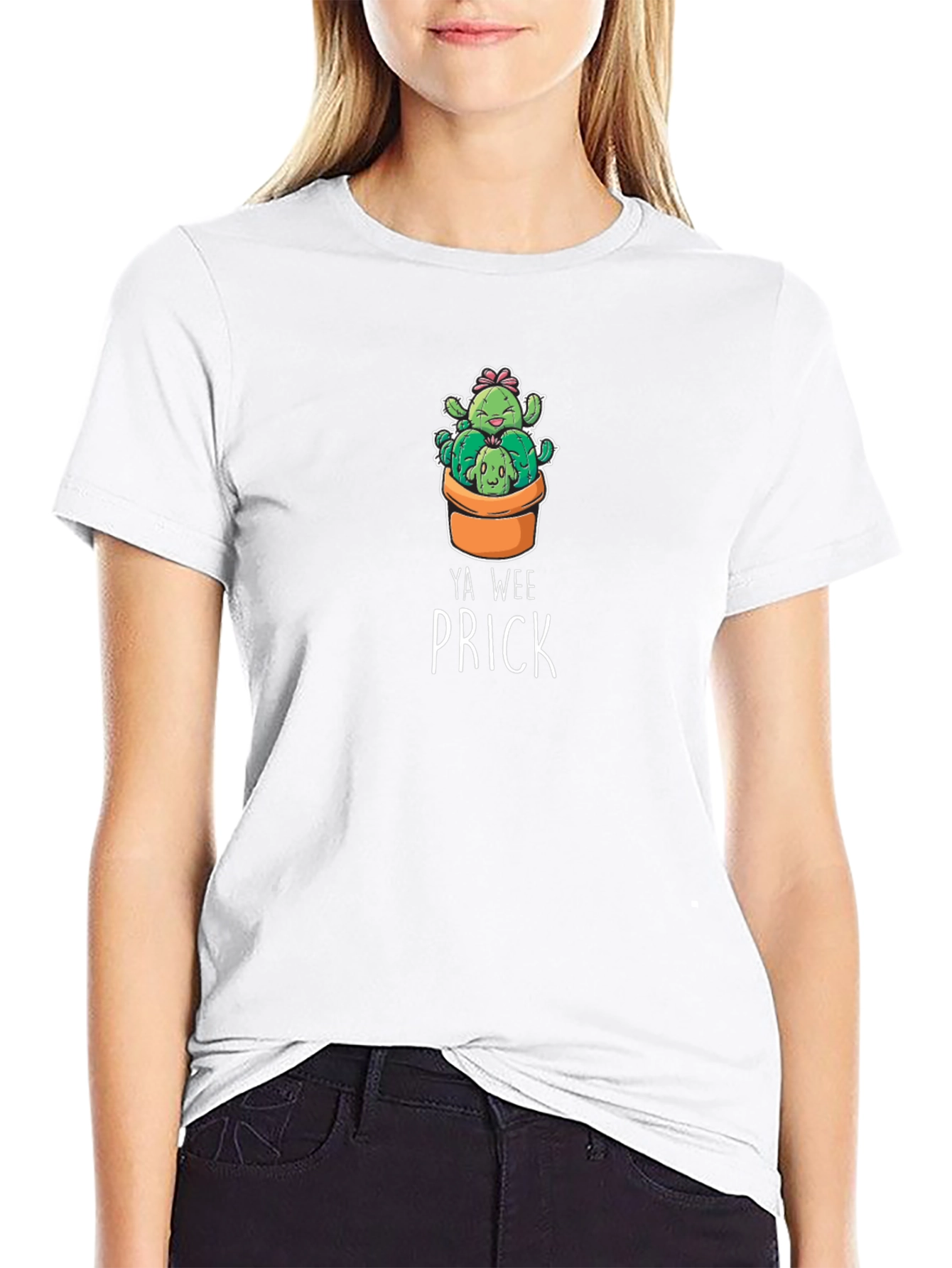 Ya Wee Prick Cactus Graphic Tee - Black