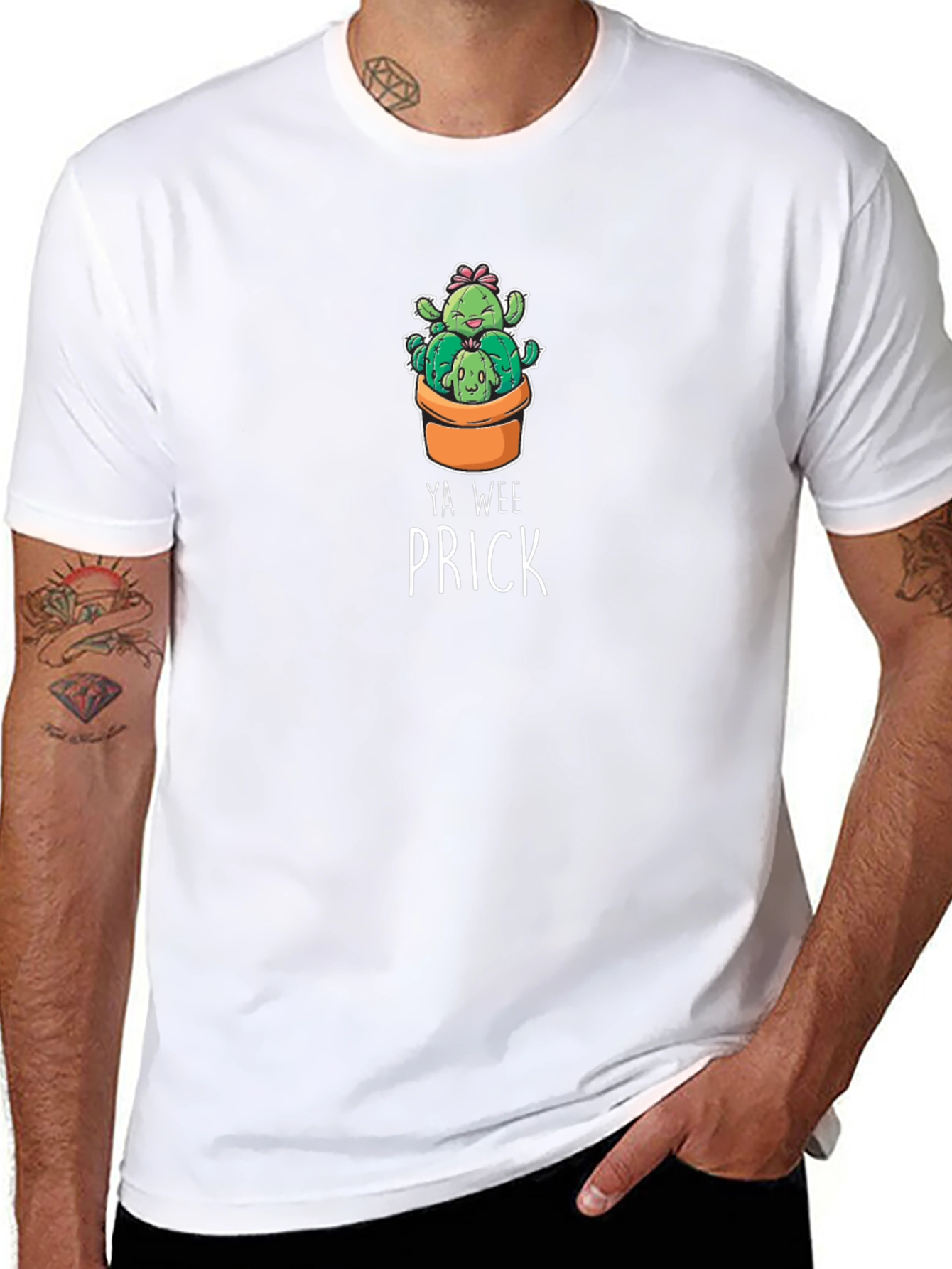 Ya Wee Prick Cactus Graphic Tee - Black
