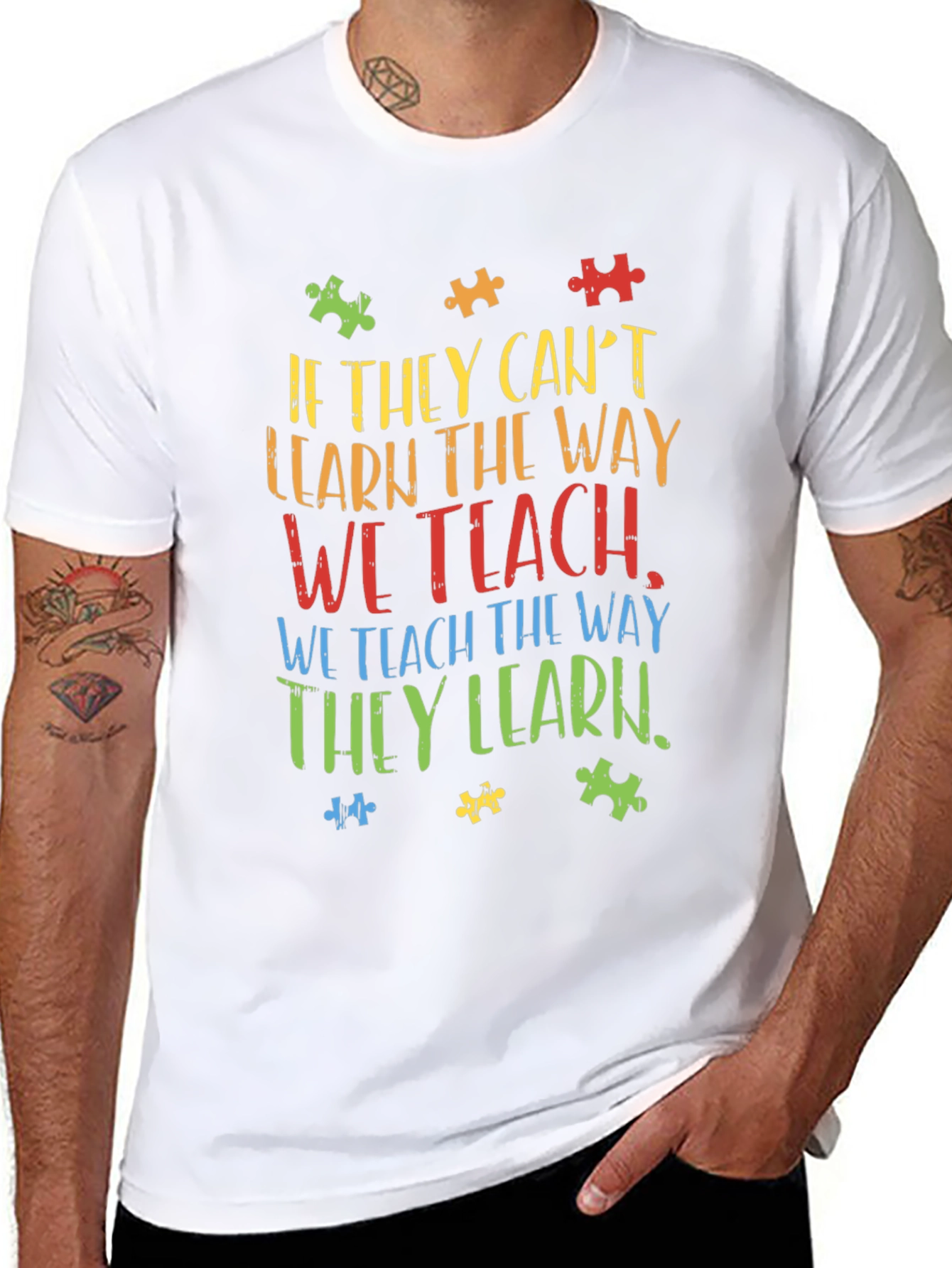 Autism Awareness T-Shirt - Teach the Way They Learn