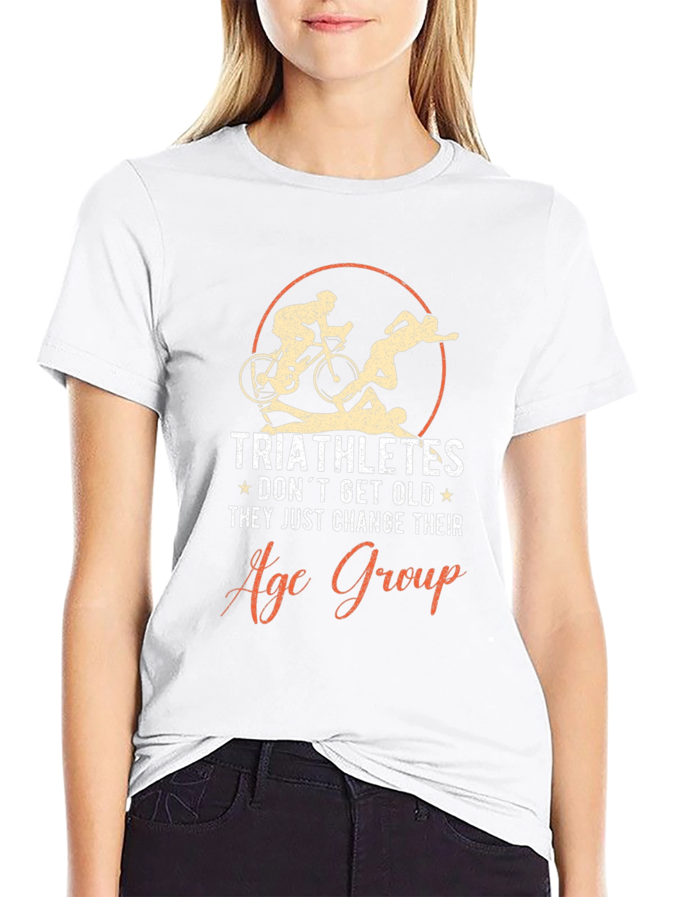 Triathlete Age Group Black Graphic Tee
