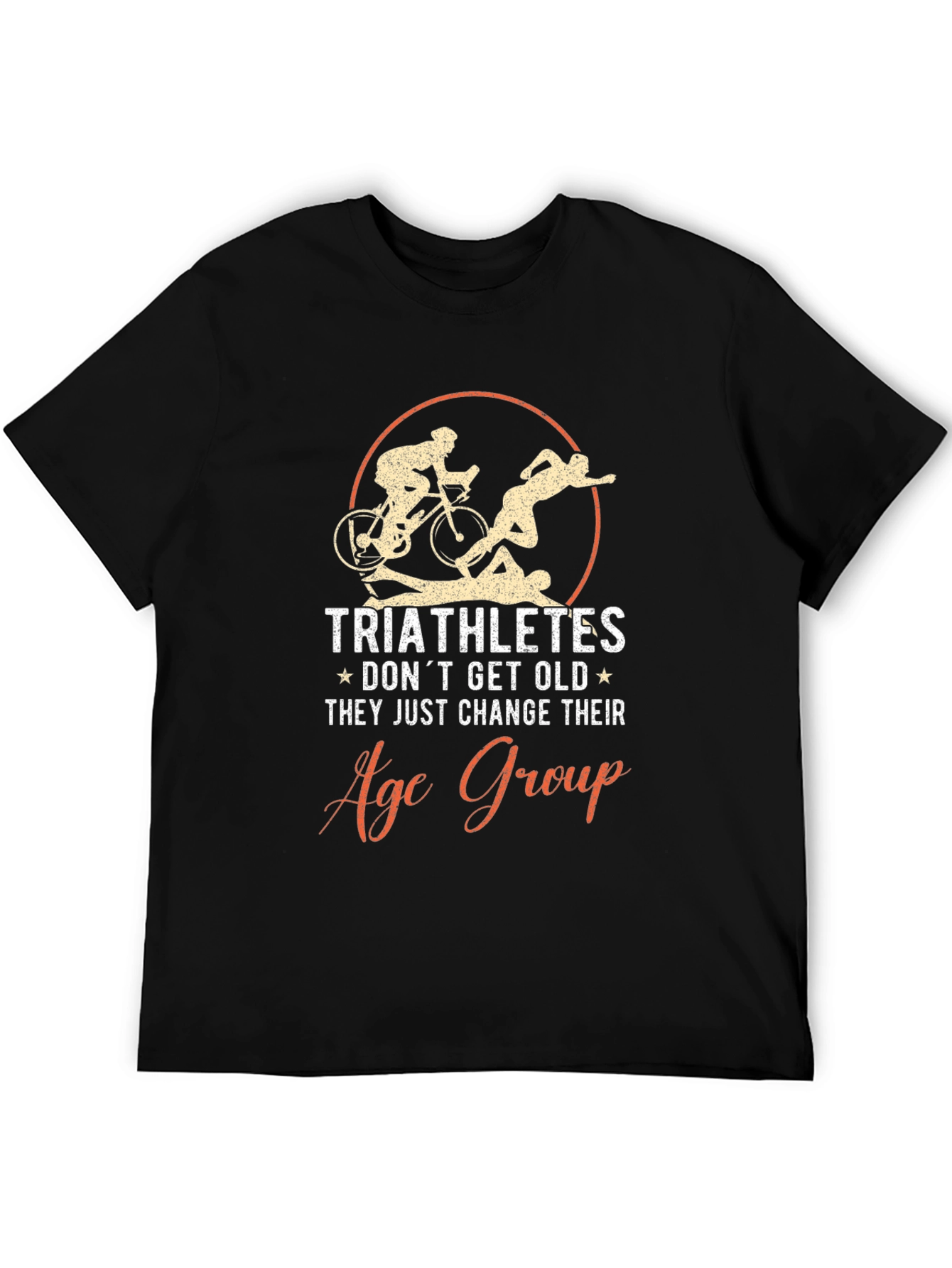 Triathlete Age Group Black Graphic Tee
