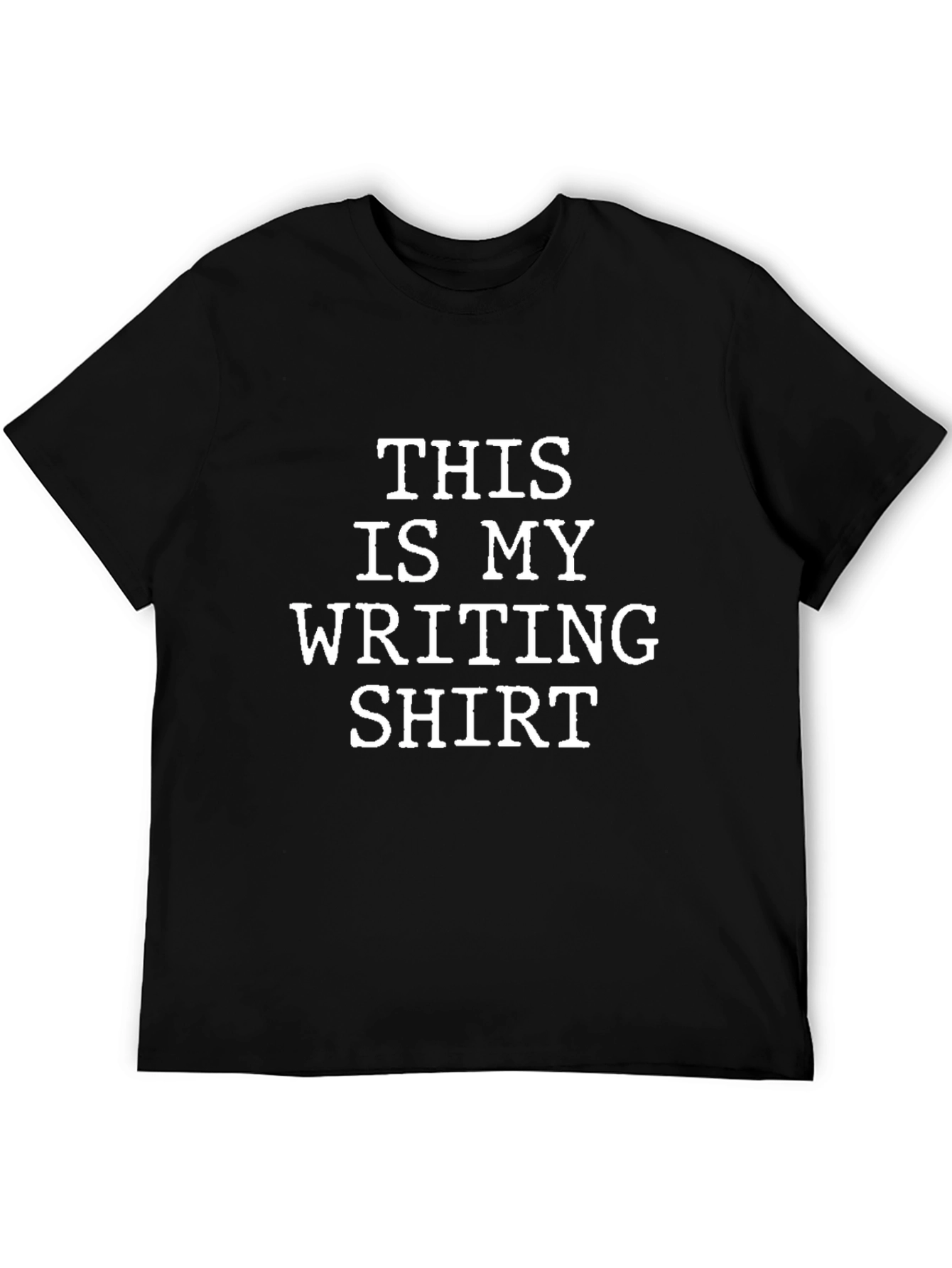 This Is My Writing Shirt - Black Tee