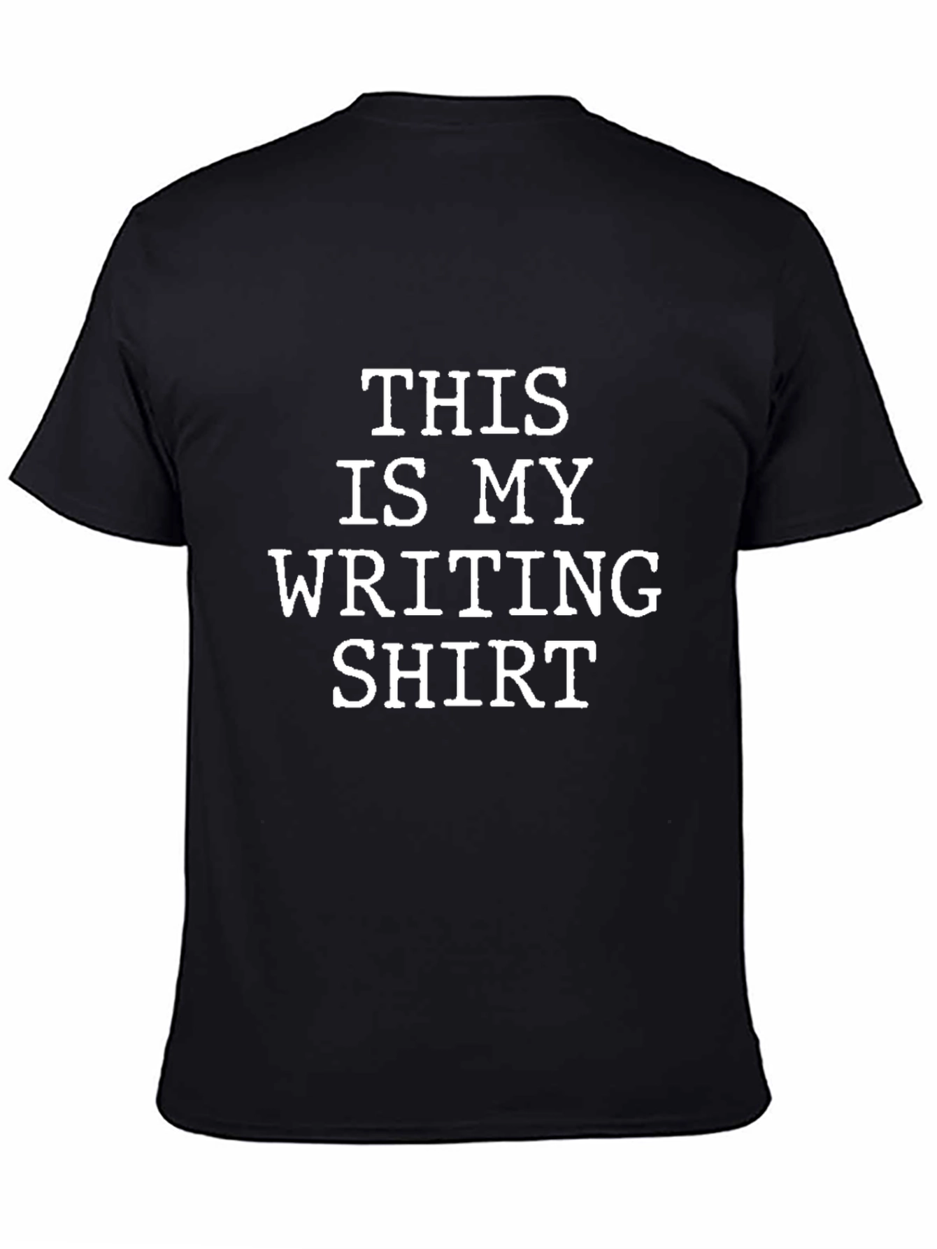 This Is My Writing Shirt - Black Tee