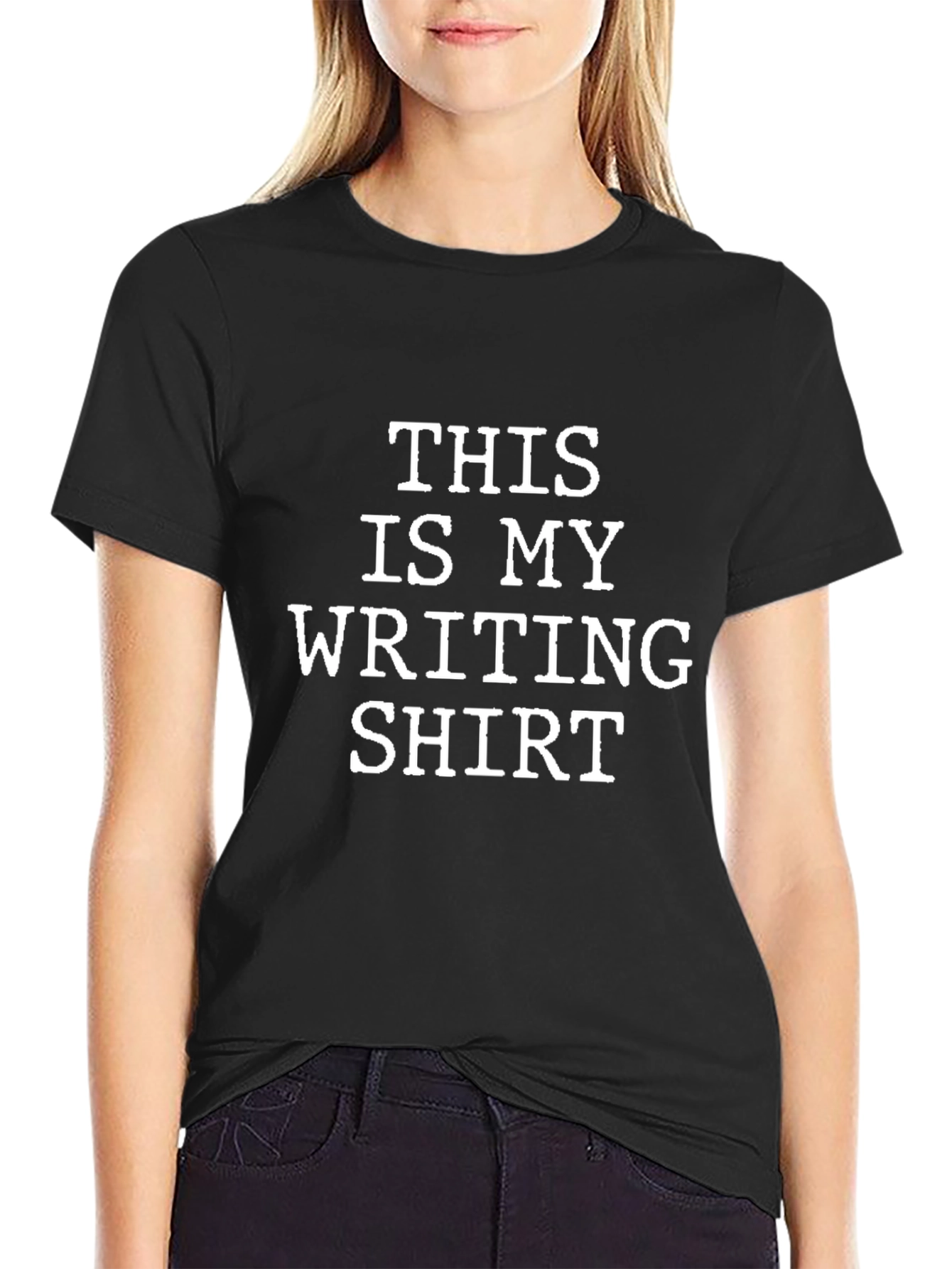 This Is My Writing Shirt - Black Tee