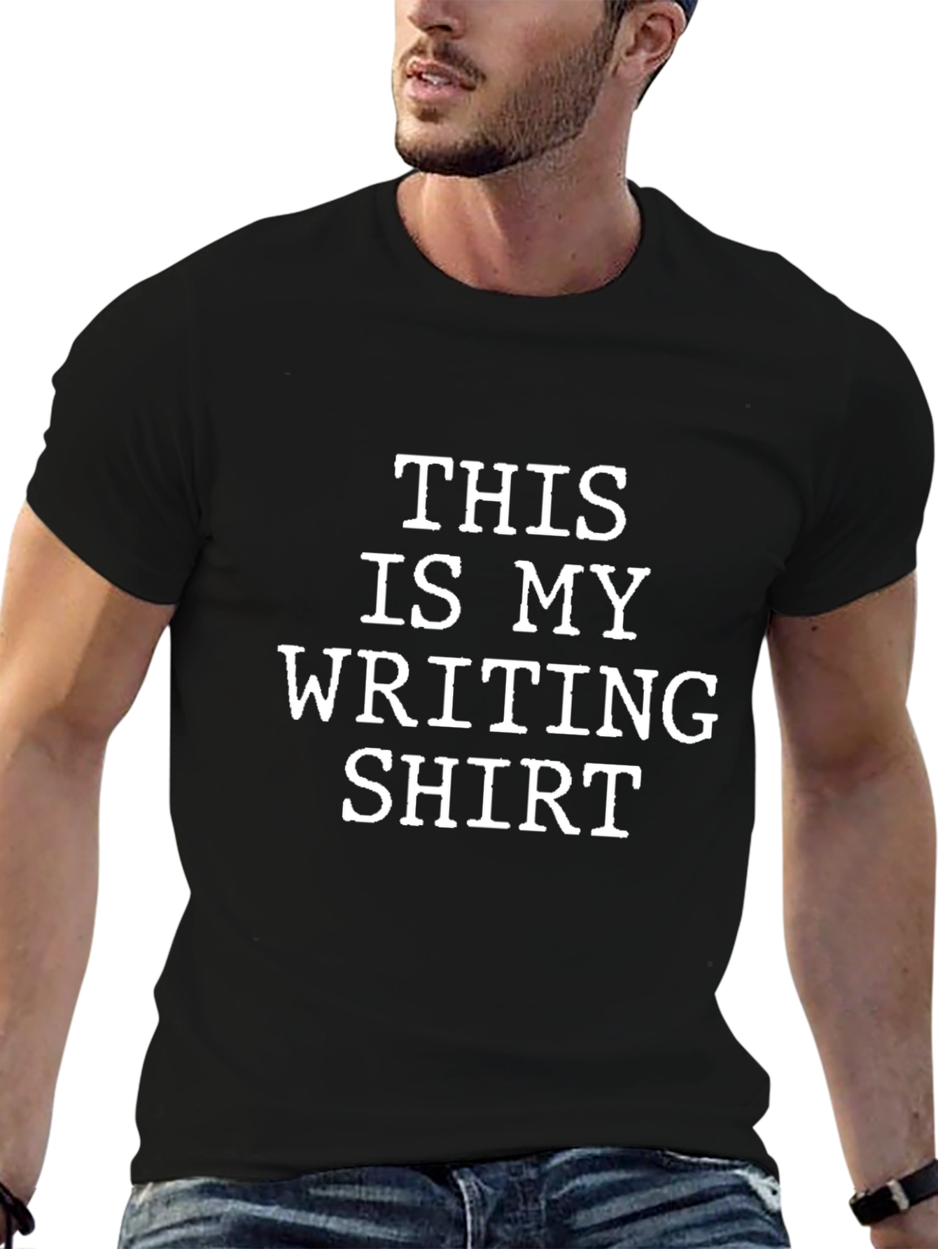 This Is My Writing Shirt - Black Tee