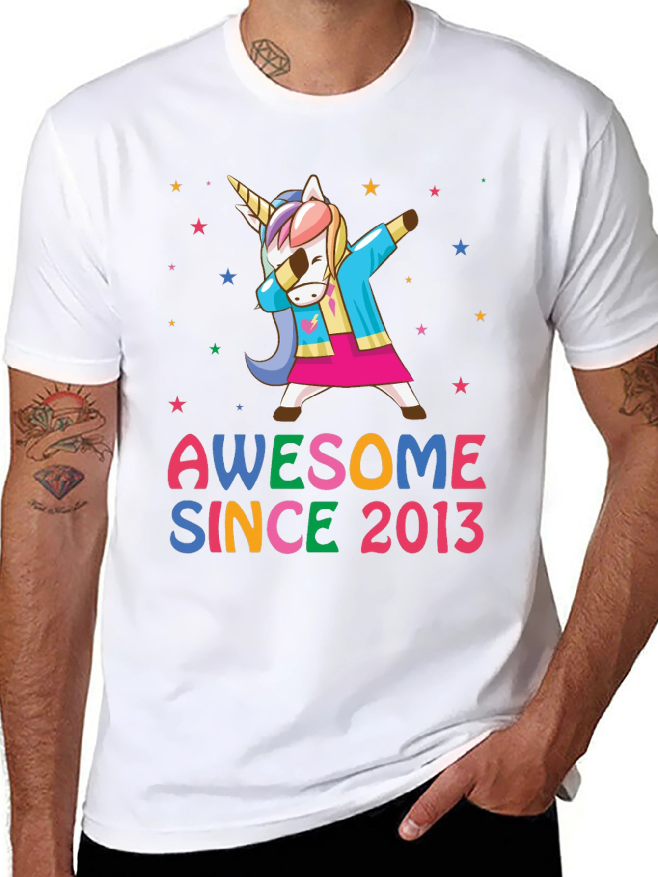 Awesome Since 2013 Unicorn T-Shirt