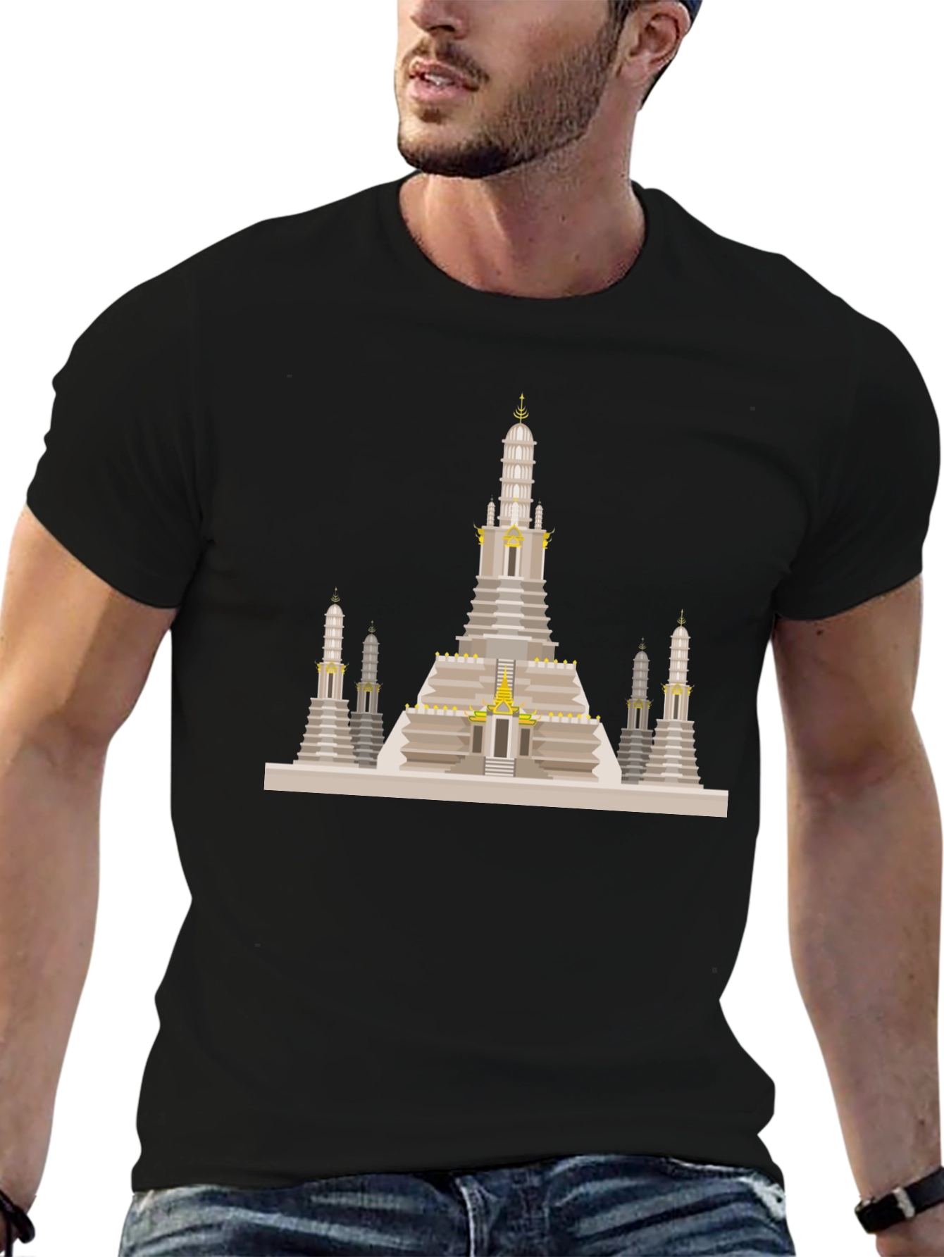 Wat Arun Temple Graphic Tee
