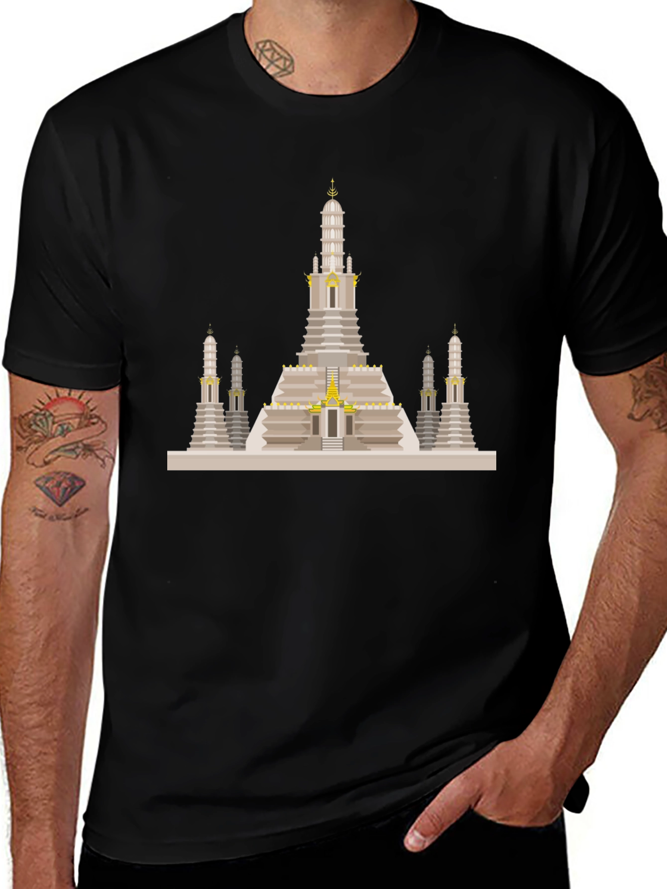Wat Arun Temple Graphic Tee