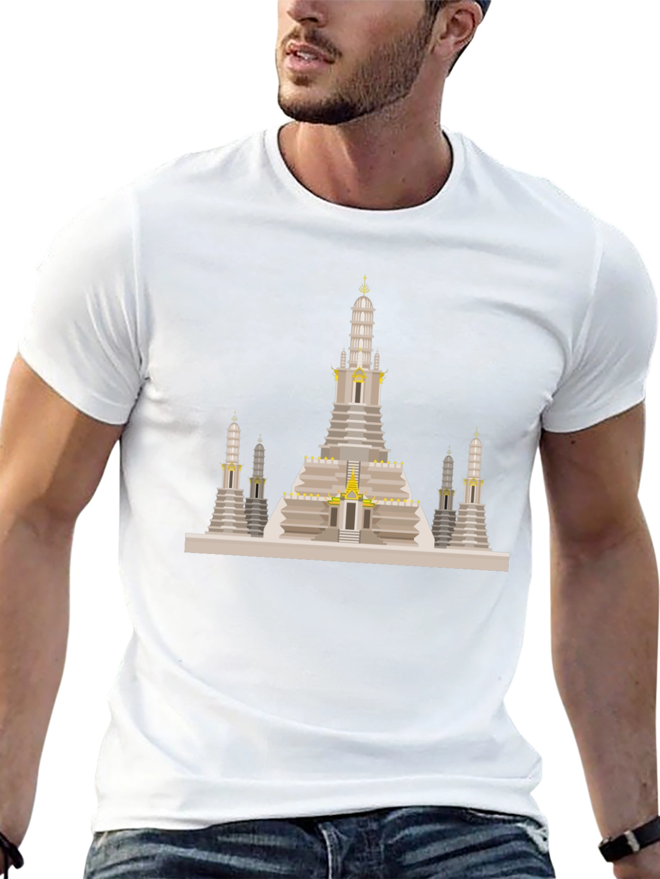 Wat Arun Temple Graphic Tee