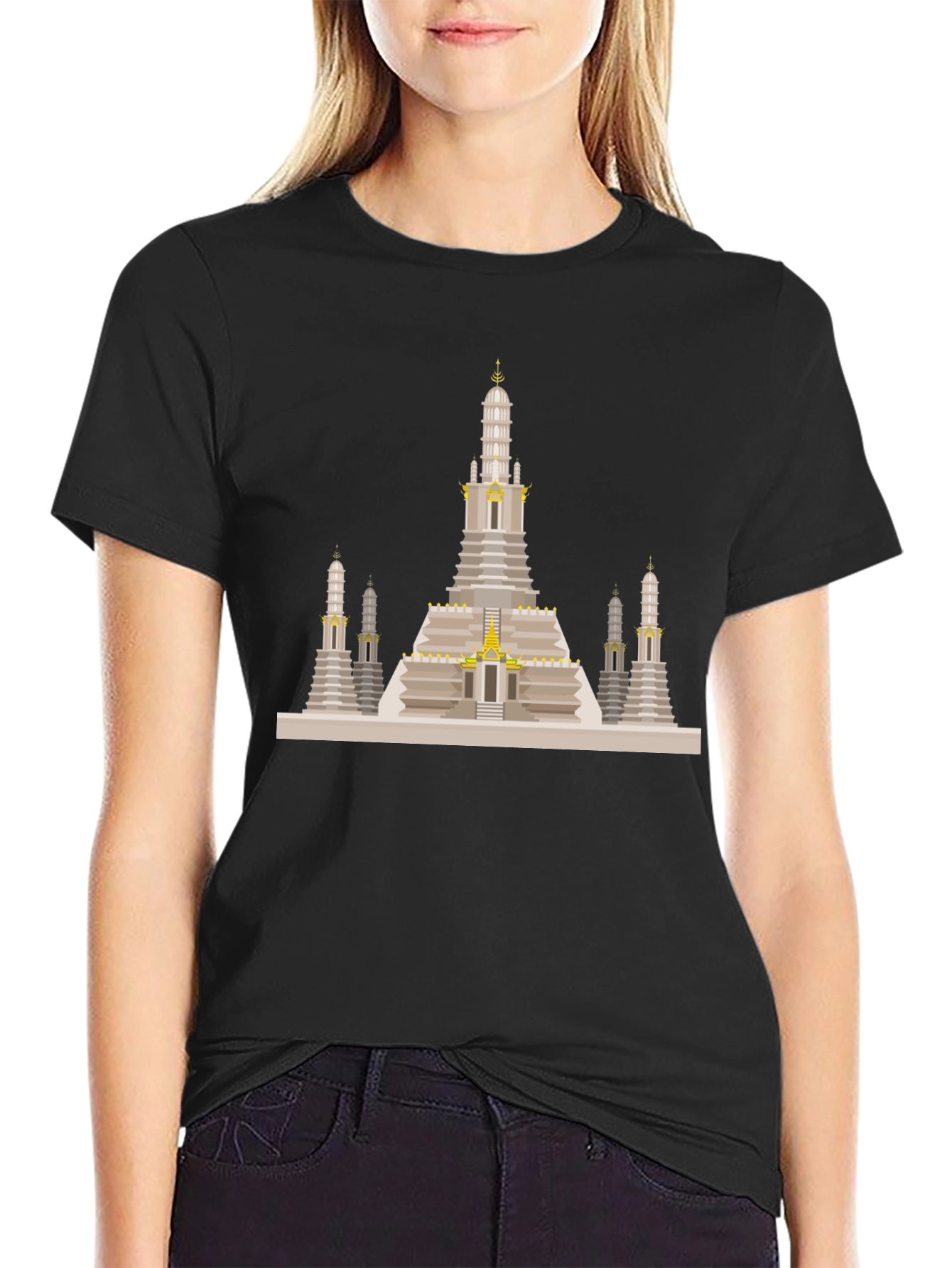 Wat Arun Temple Graphic Tee