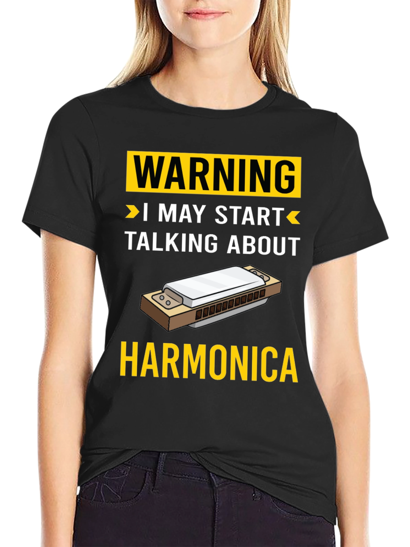 Warning Harmonica T-Shirt