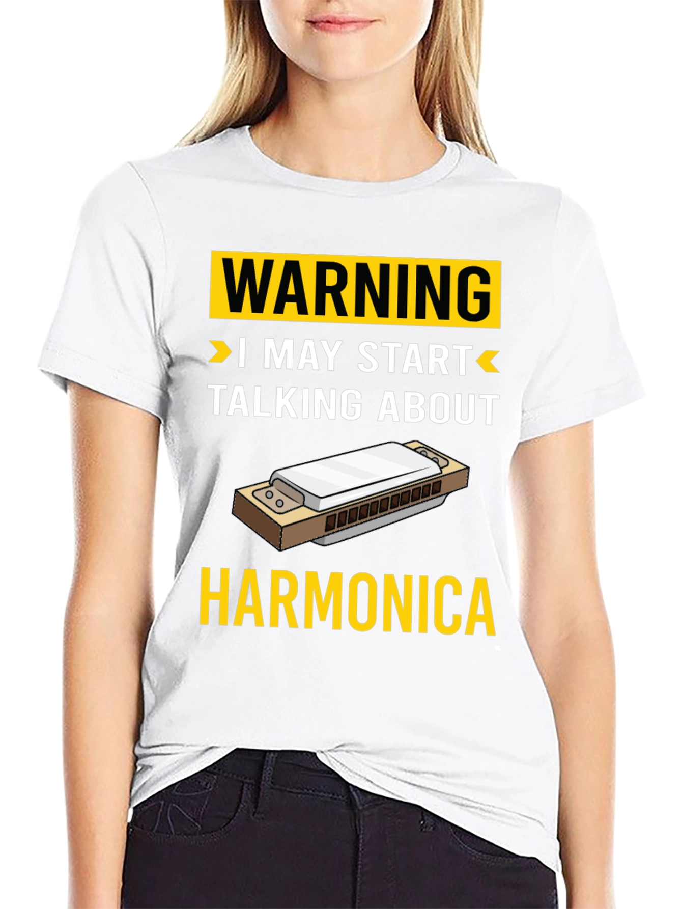 Warning Harmonica T-Shirt