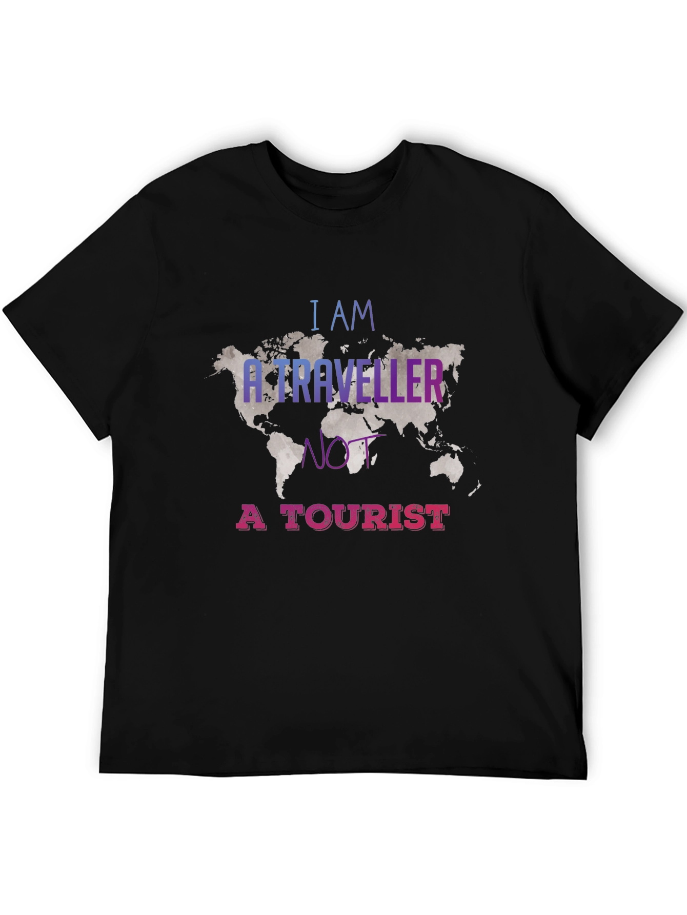 Traveler Graphic Tee - Black Unisex T-Shirt