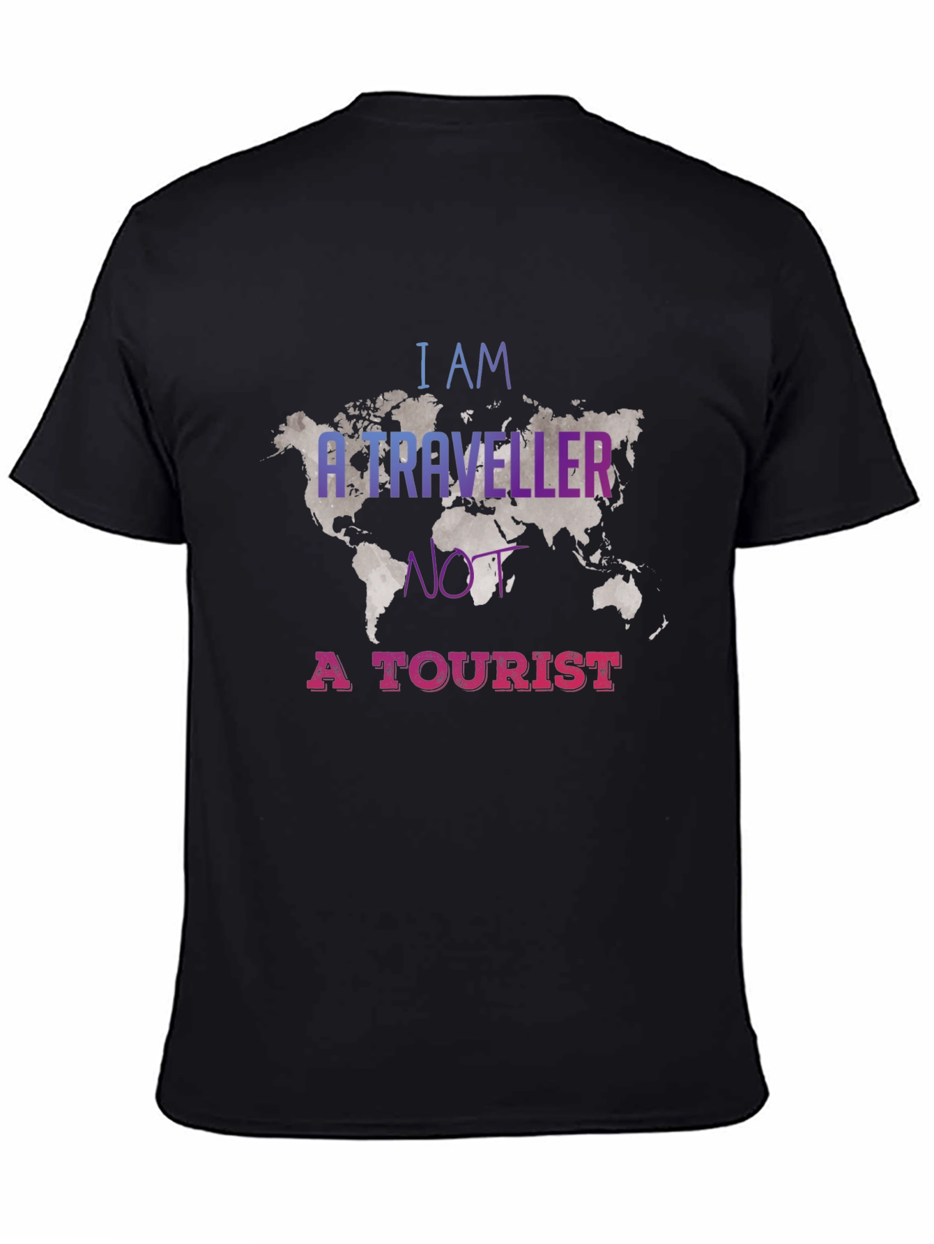 Traveler Graphic Tee - Black Unisex T-Shirt