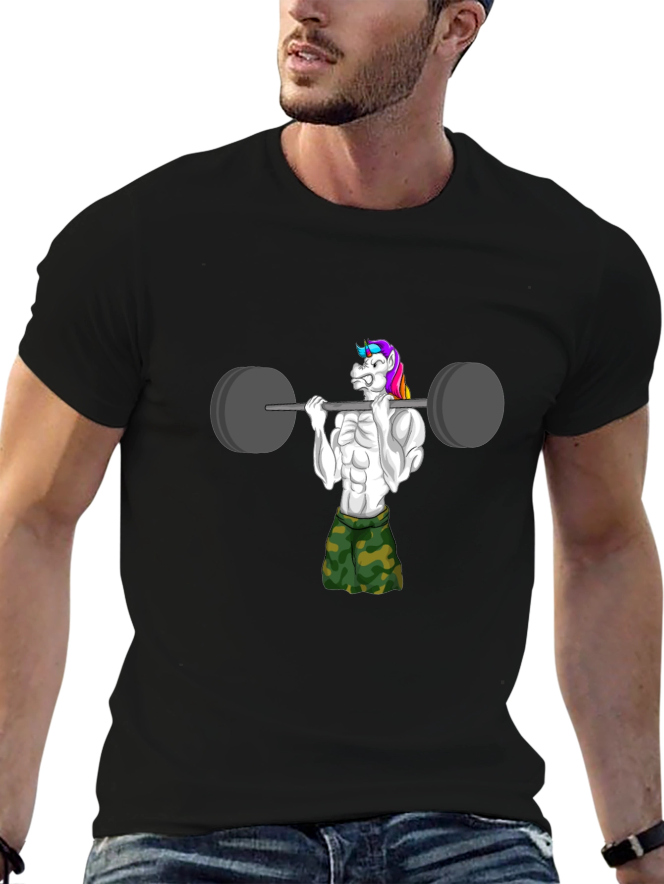 Unicorn Gym Bro T-Shirt