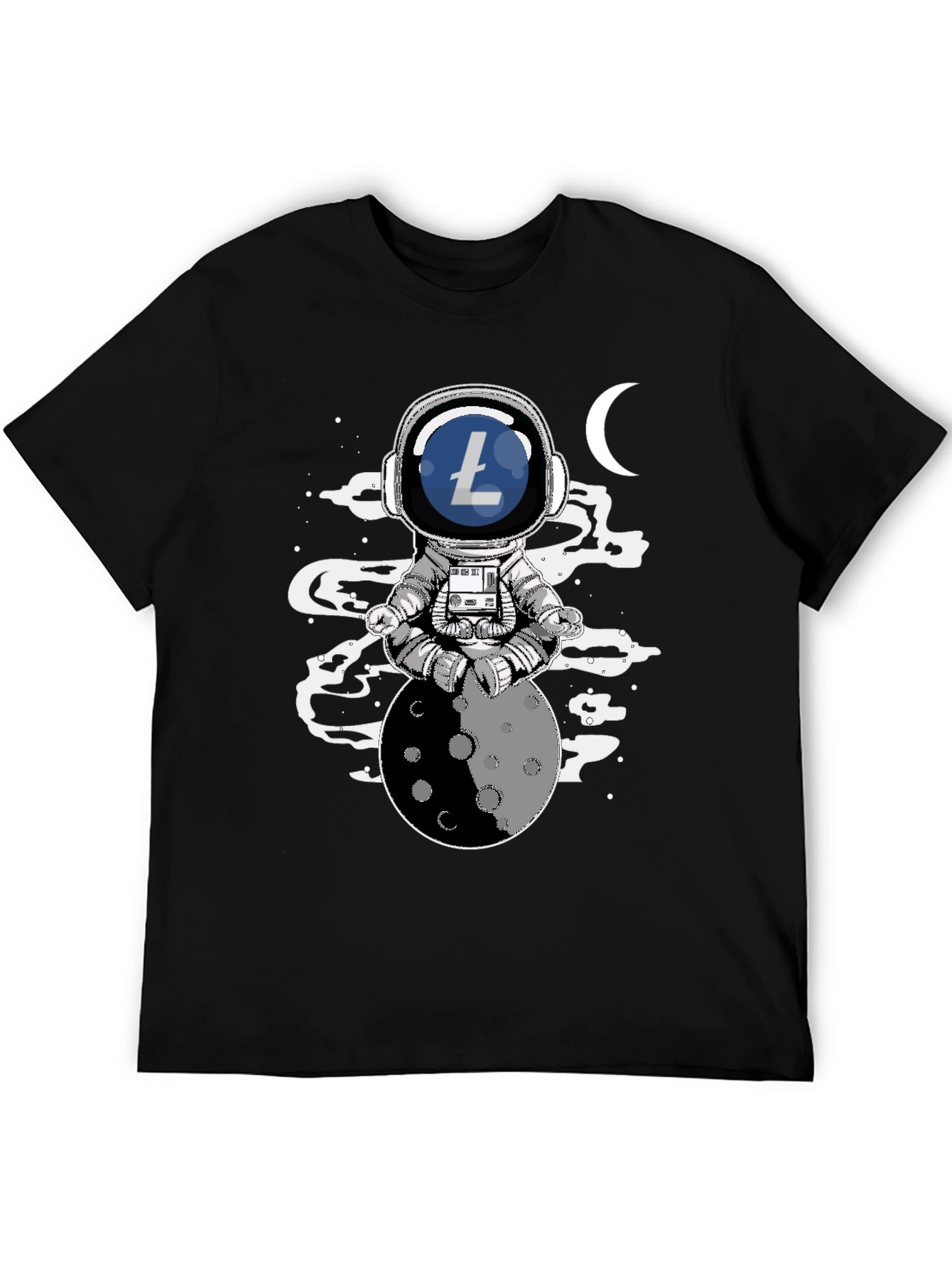 Astronaut Litecoin T-Shirt