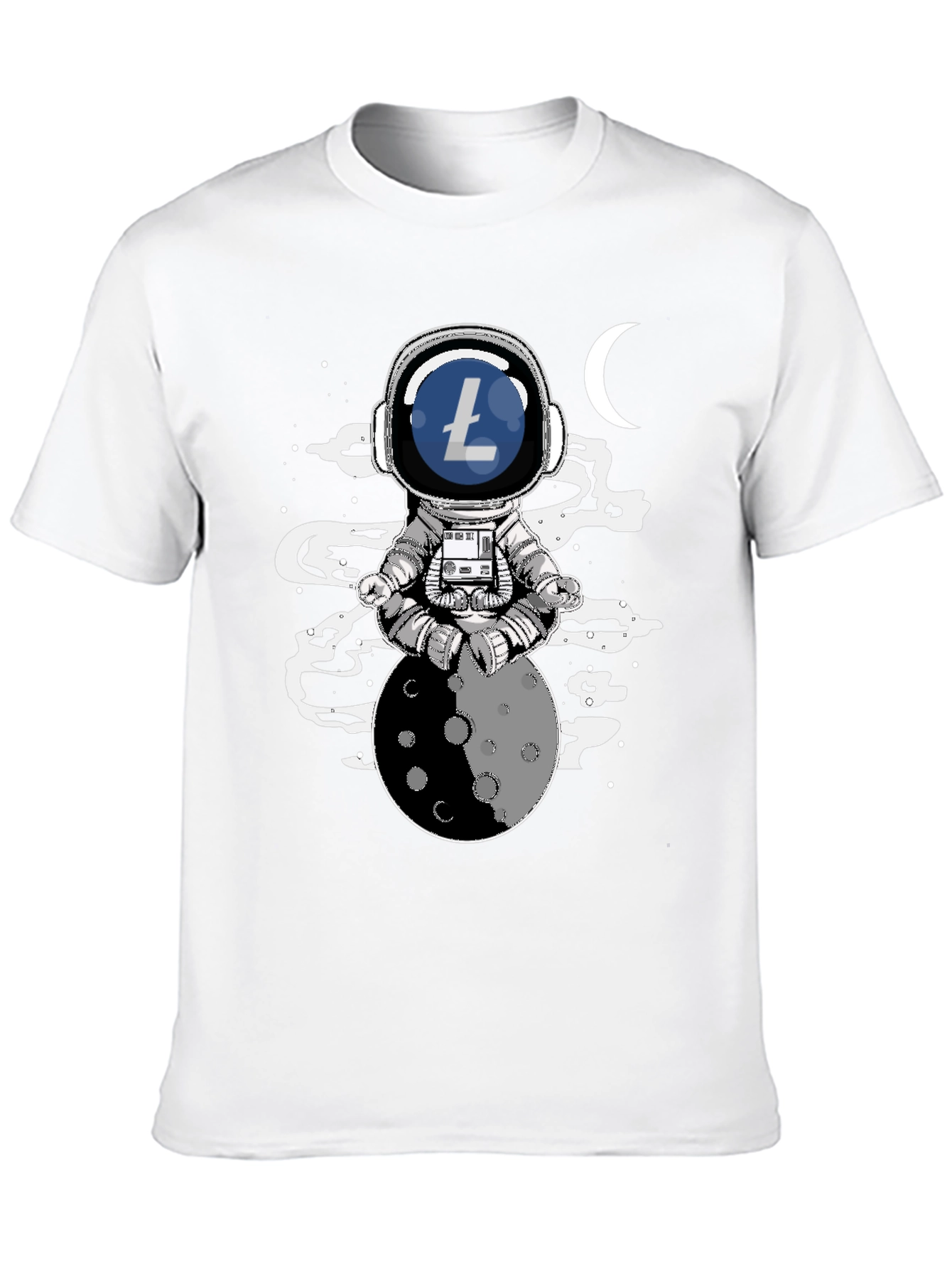 Astronaut Litecoin T-Shirt