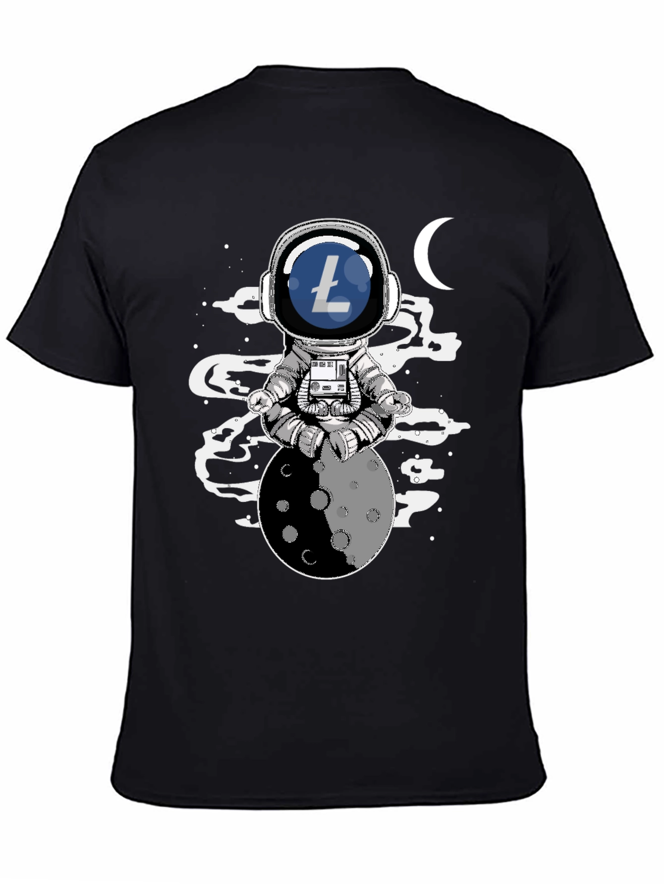 Astronaut Litecoin T-Shirt