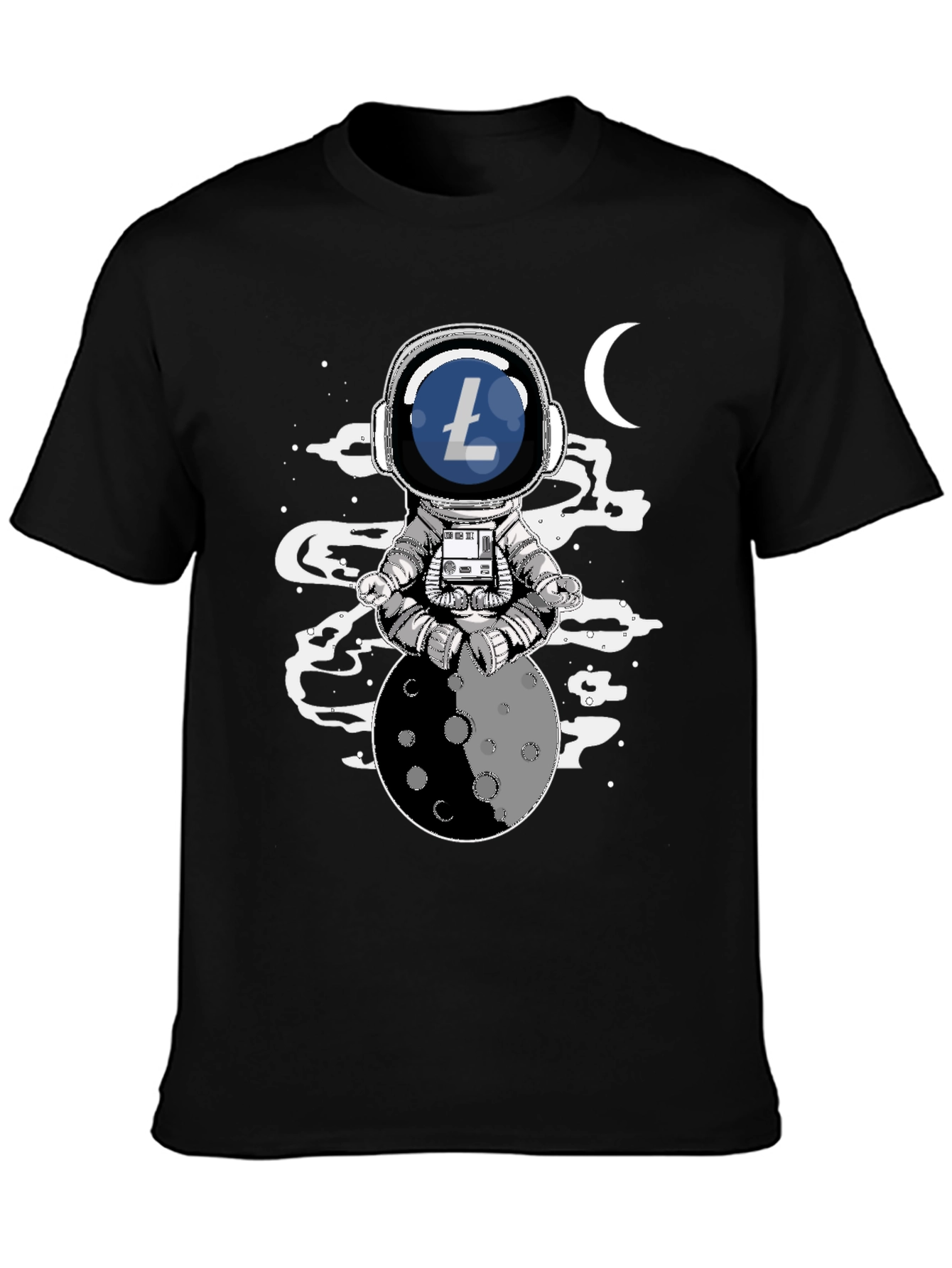 Astronaut Litecoin T-Shirt