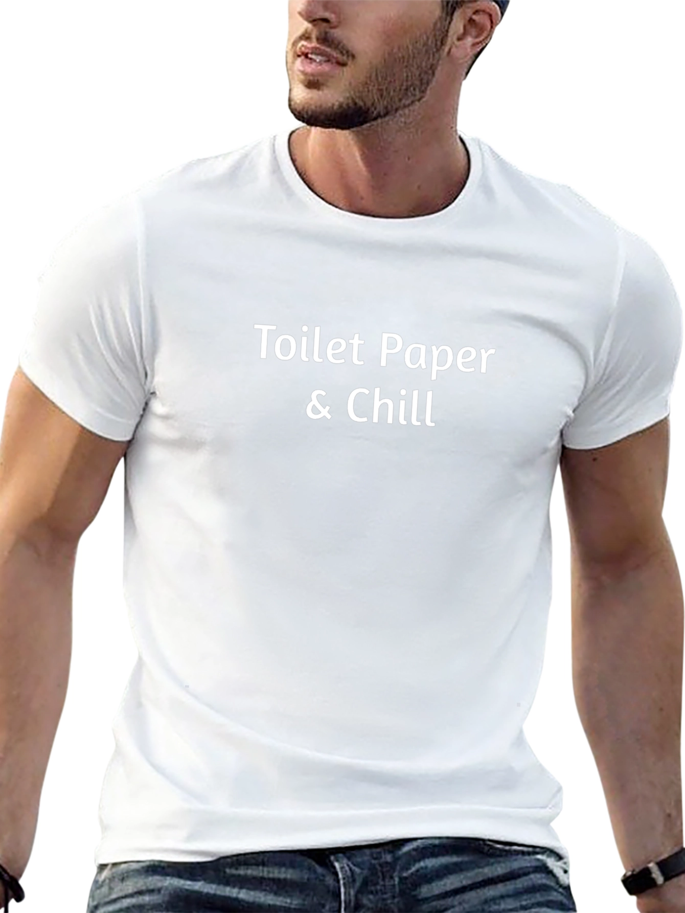 Toilet Paper & Chill Black T-Shirt
