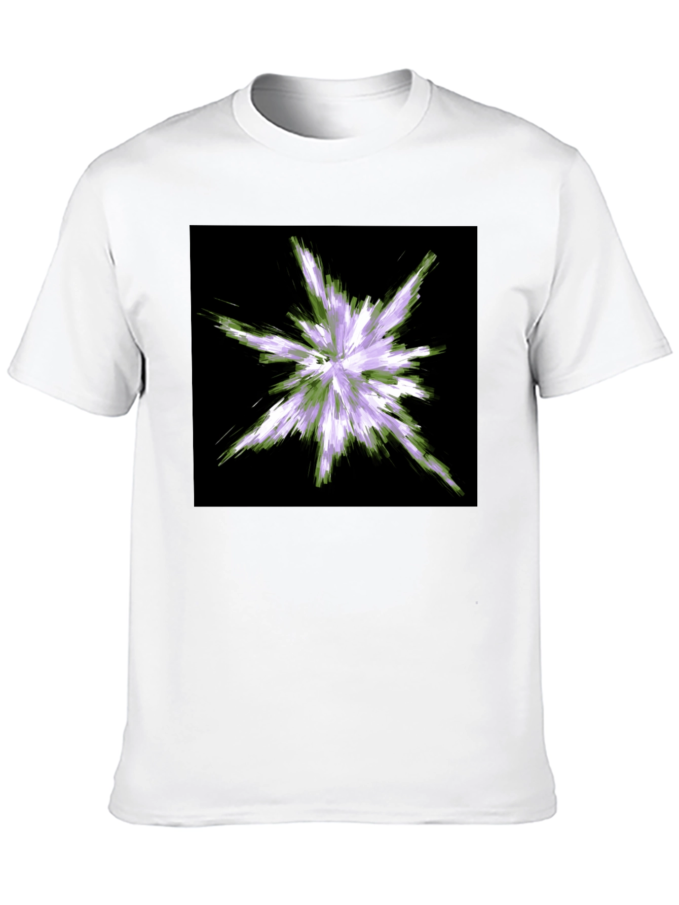 Abstract Burst T-Shirt - Black