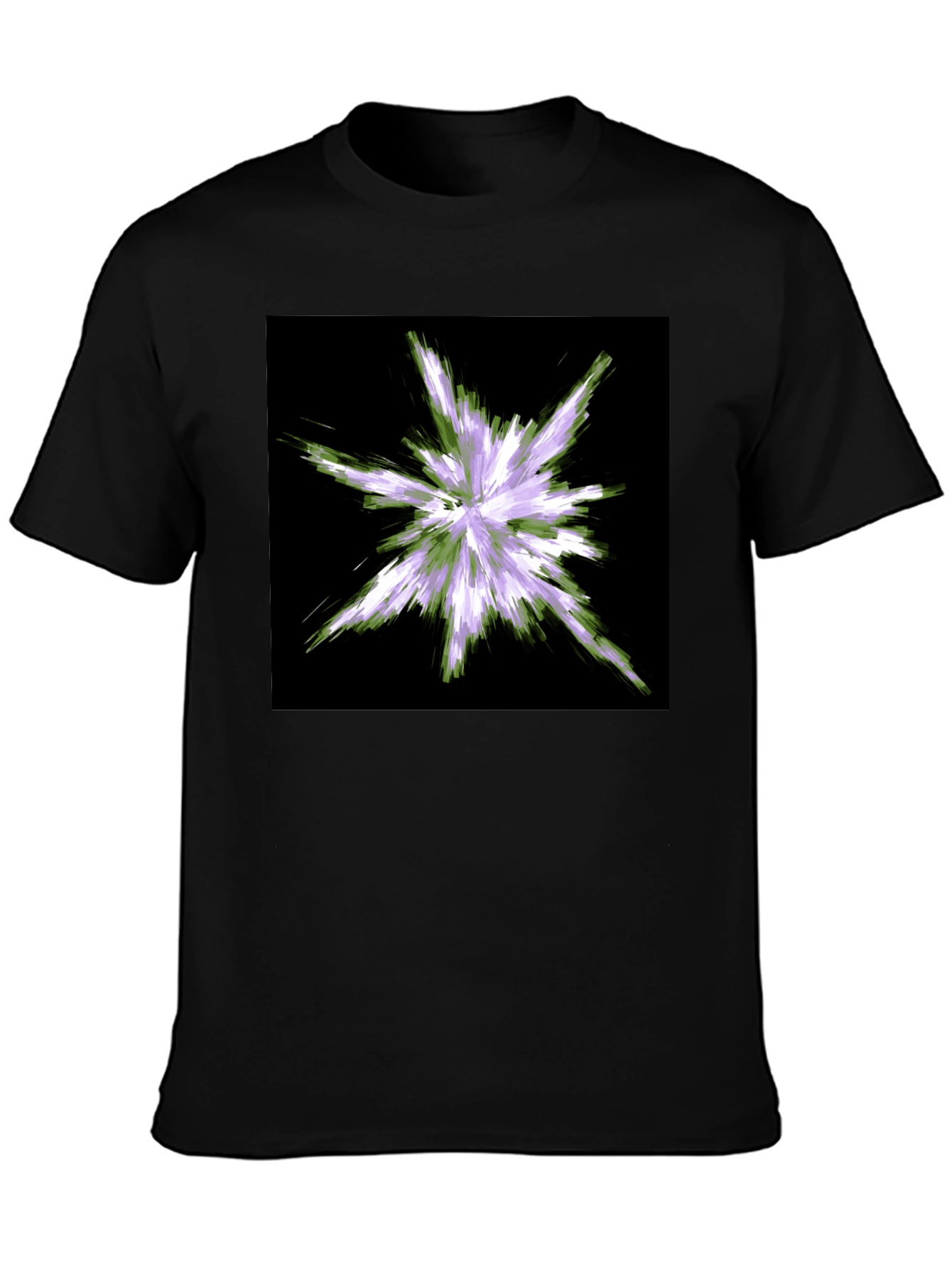 Abstract Burst T-Shirt - Black