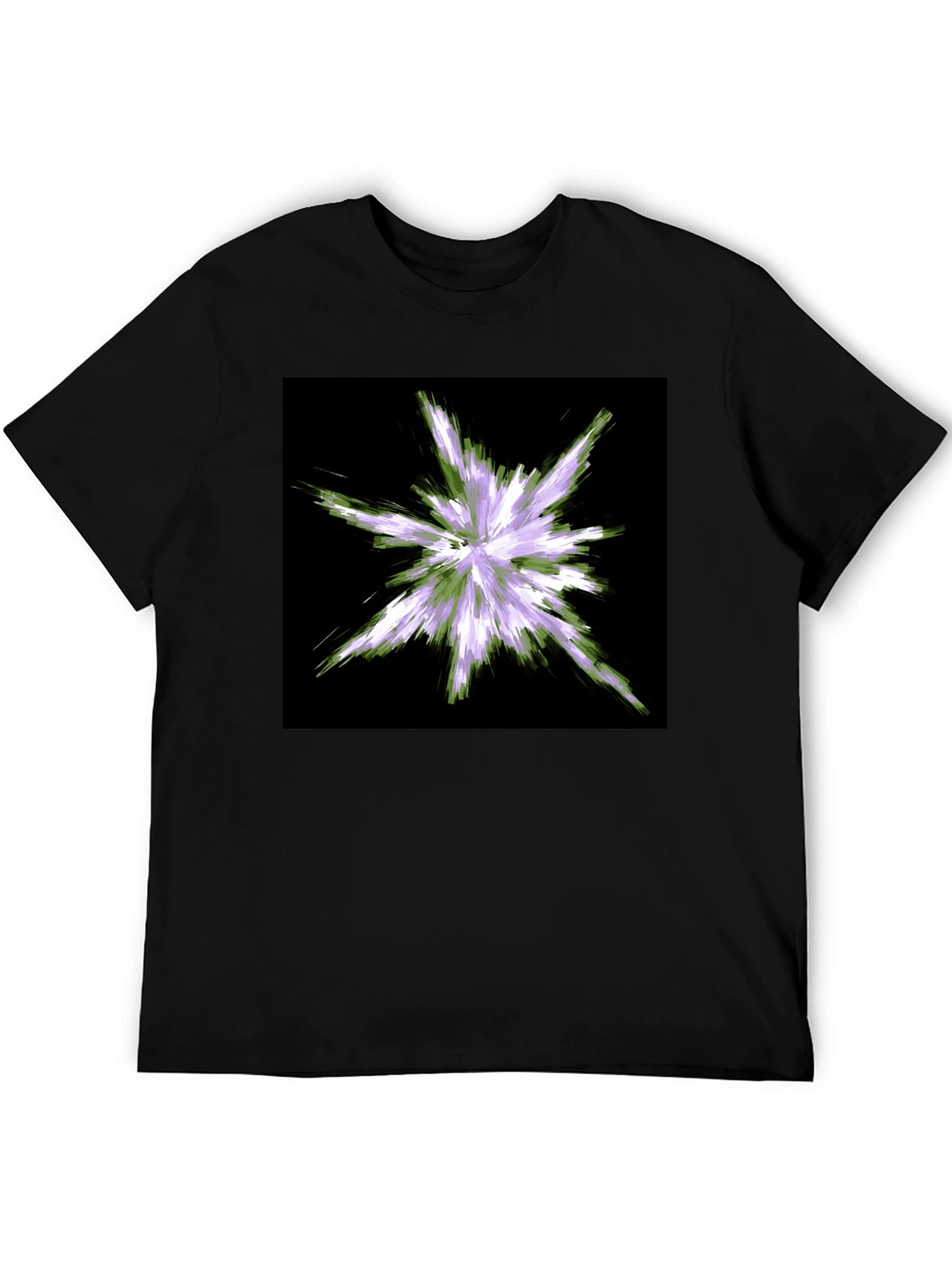 Abstract Burst T-Shirt - Black