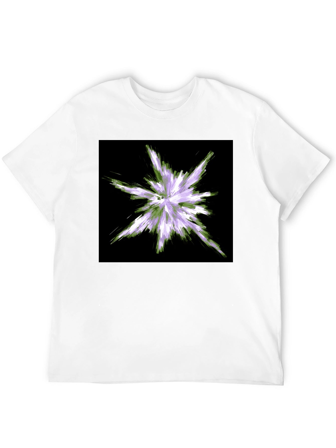 Abstract Burst T-Shirt - Black