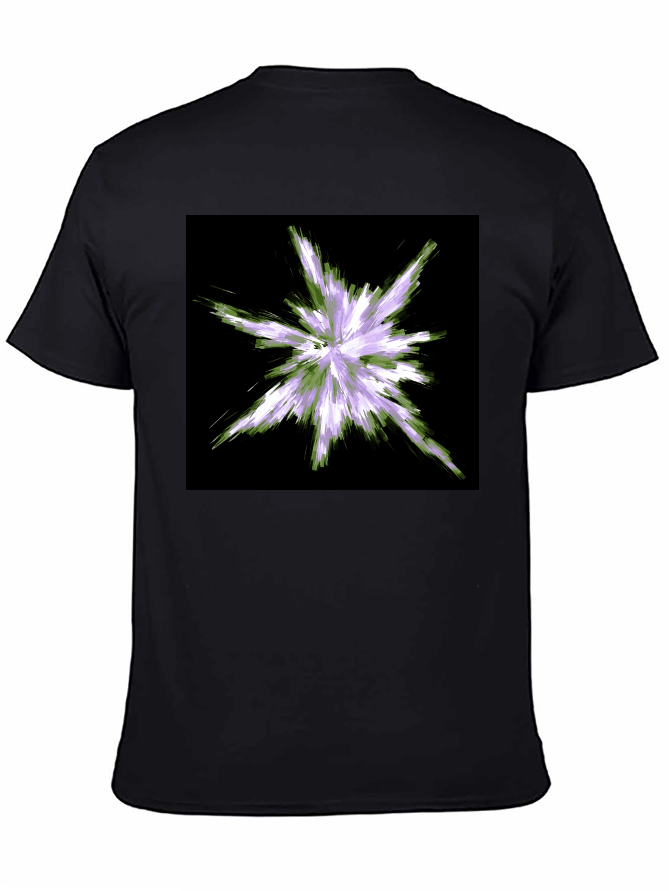 Abstract Burst T-Shirt - Black