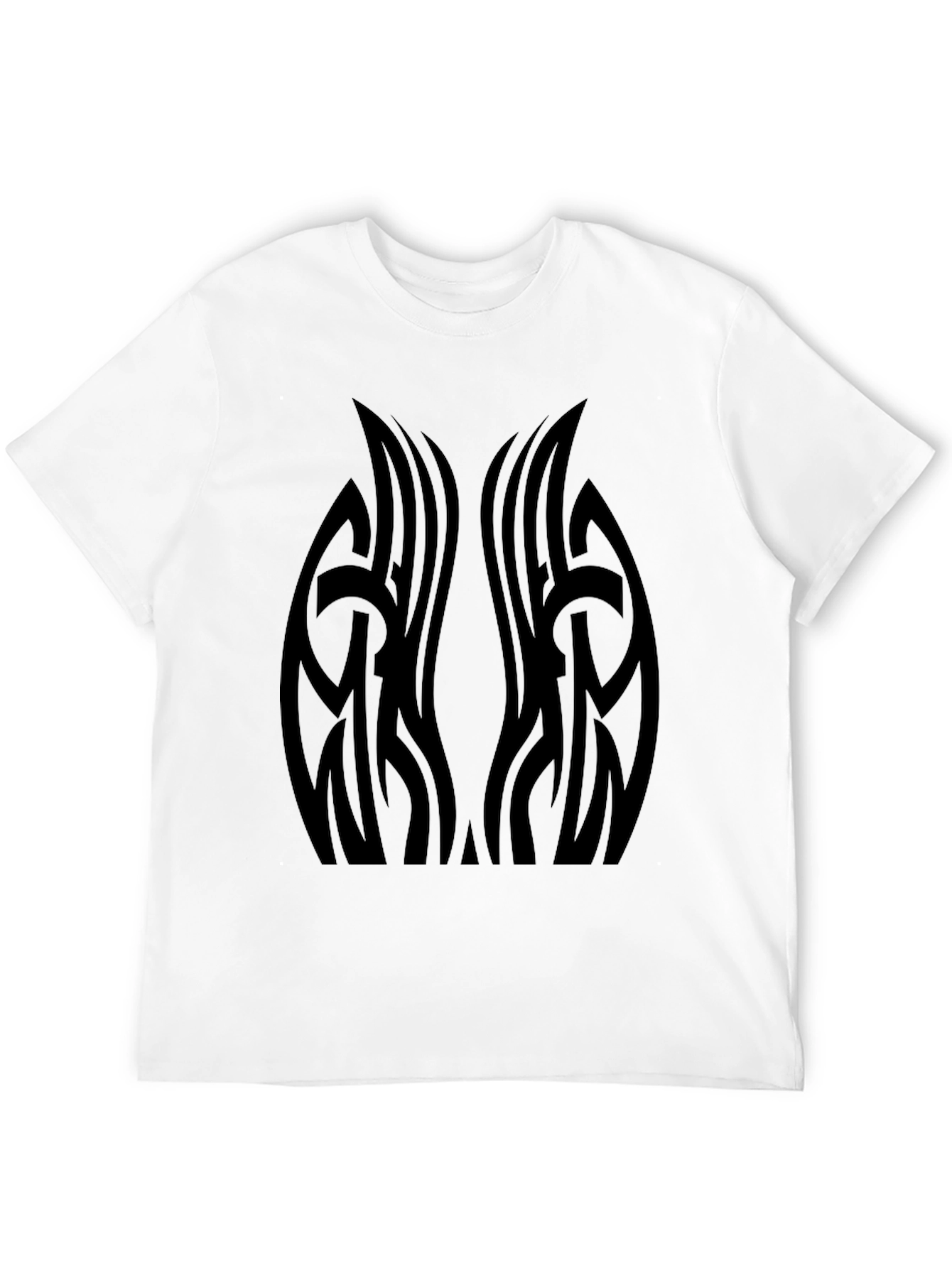 Tribal Tattoo Graphic Black T-Shirt