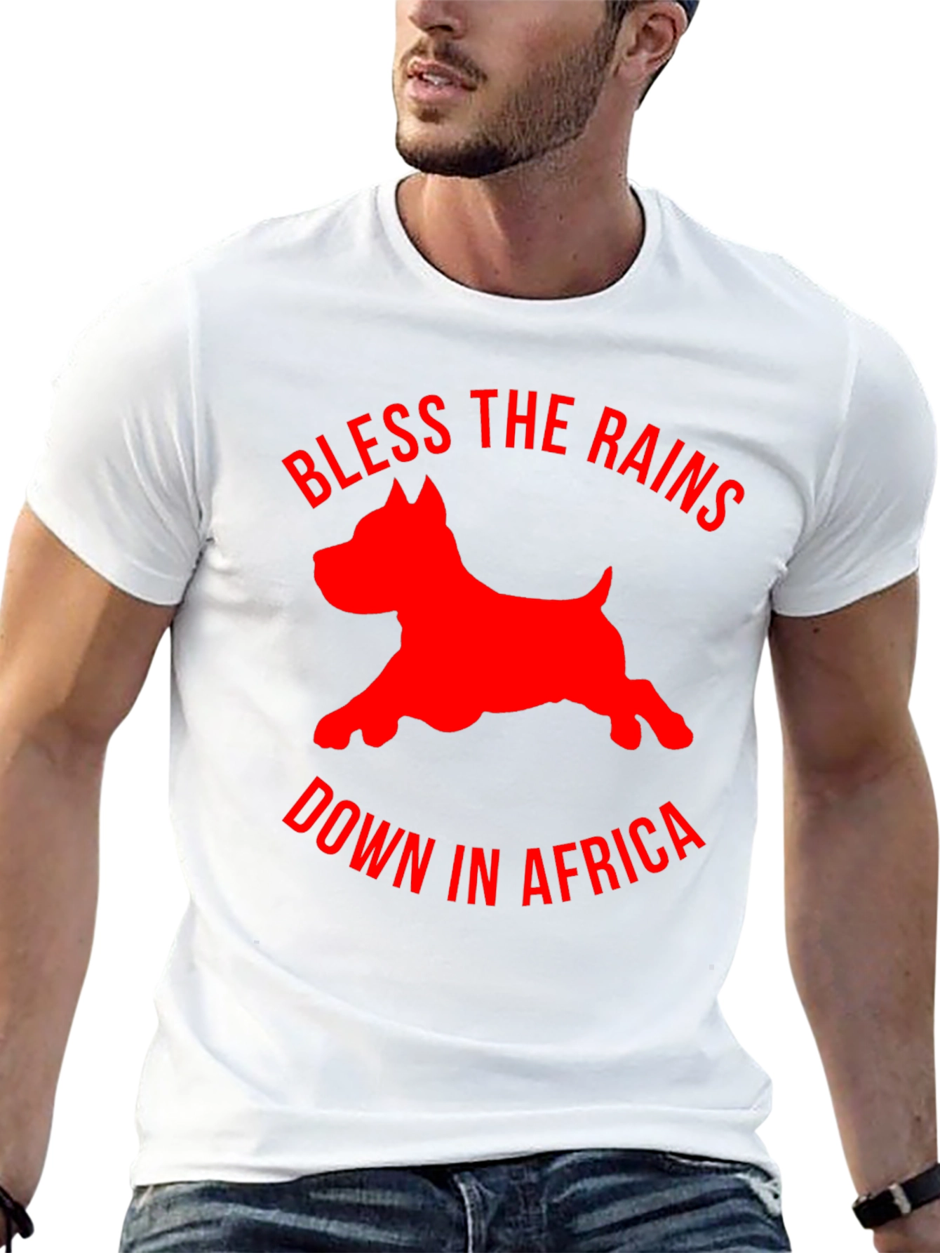Bless the Rains Dog Graphic Tee - Black