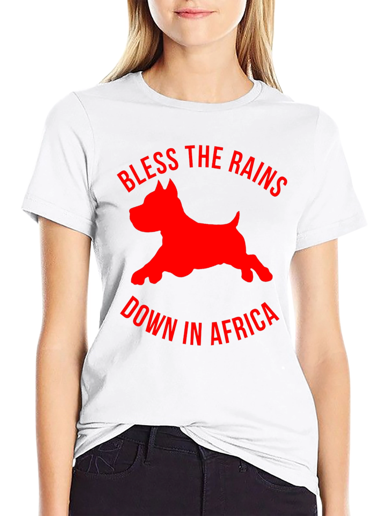 Bless the Rains Dog Graphic Tee - Black