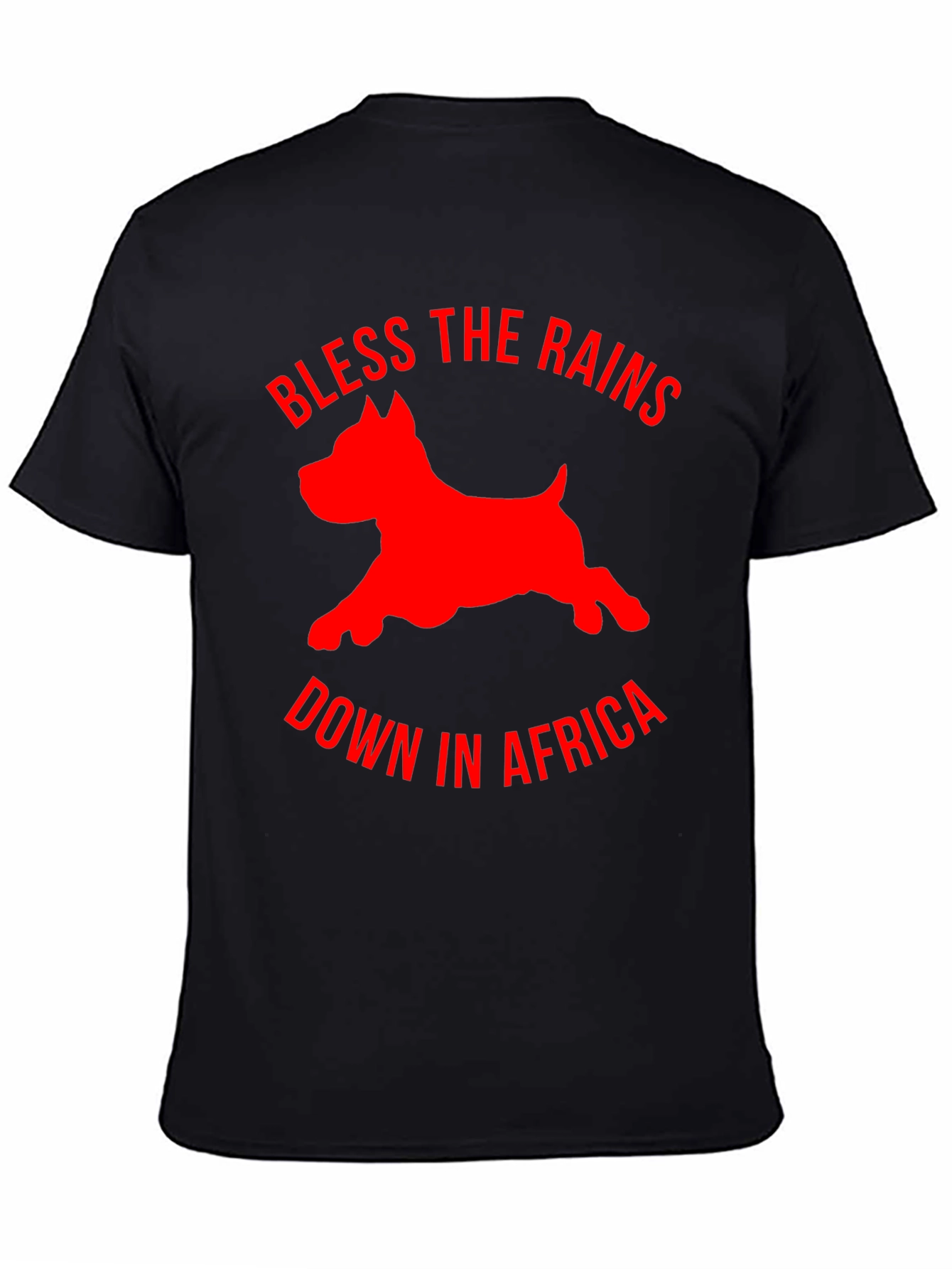 Bless the Rains Dog Graphic Tee - Black