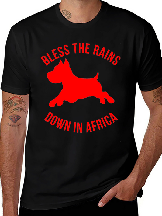 Bless the Rains Dog Graphic Tee - Black