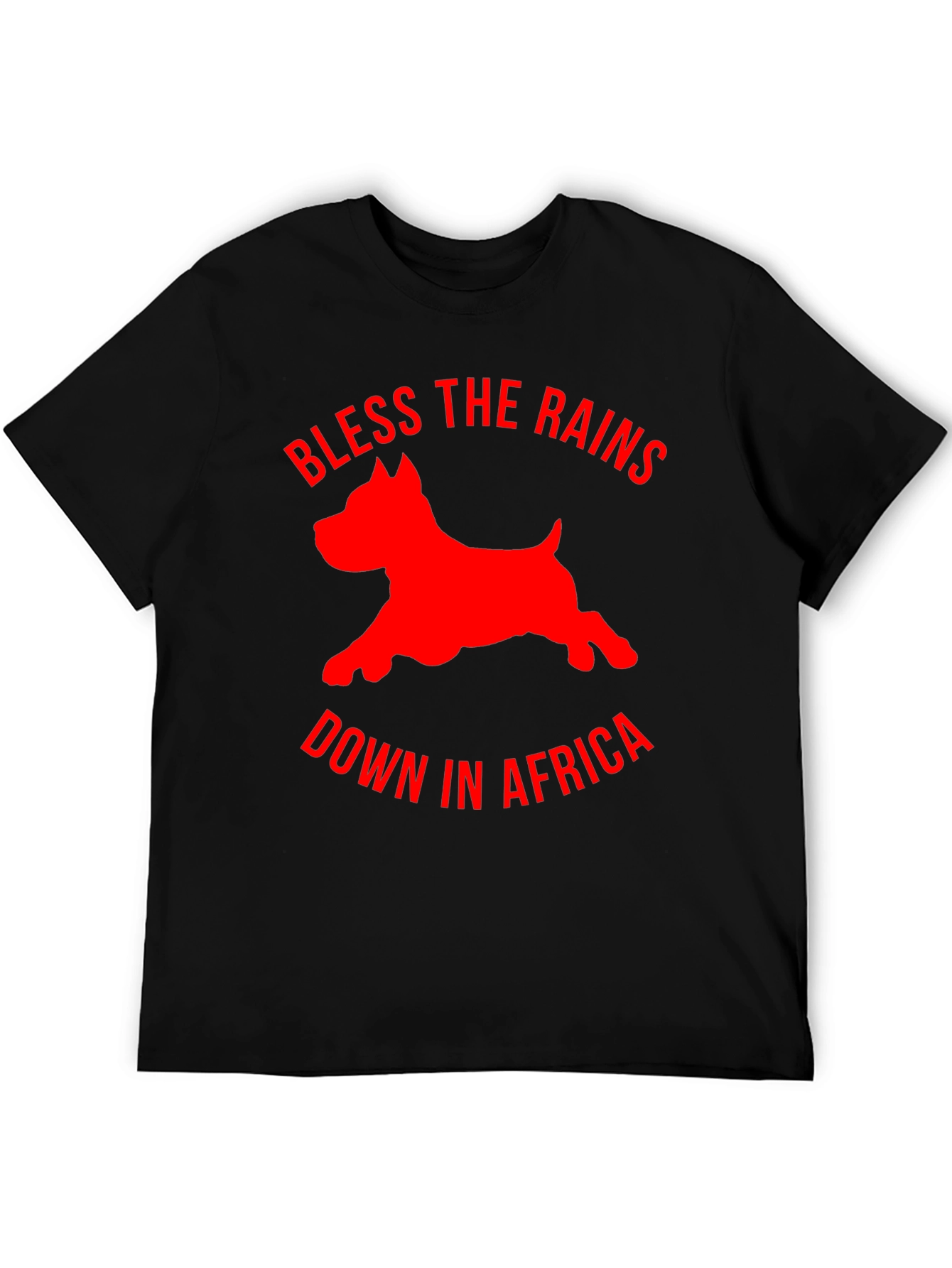Bless the Rains Dog Graphic Tee - Black