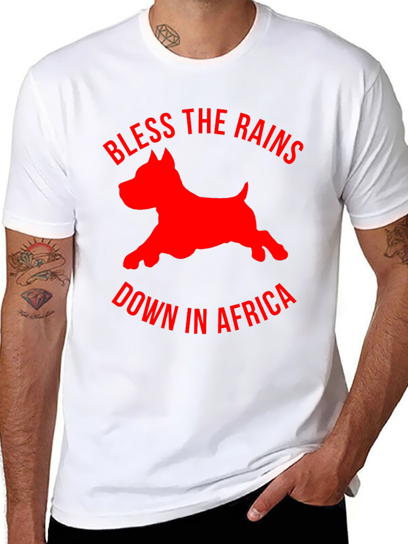 Bless the Rains Dog Graphic Tee - Black