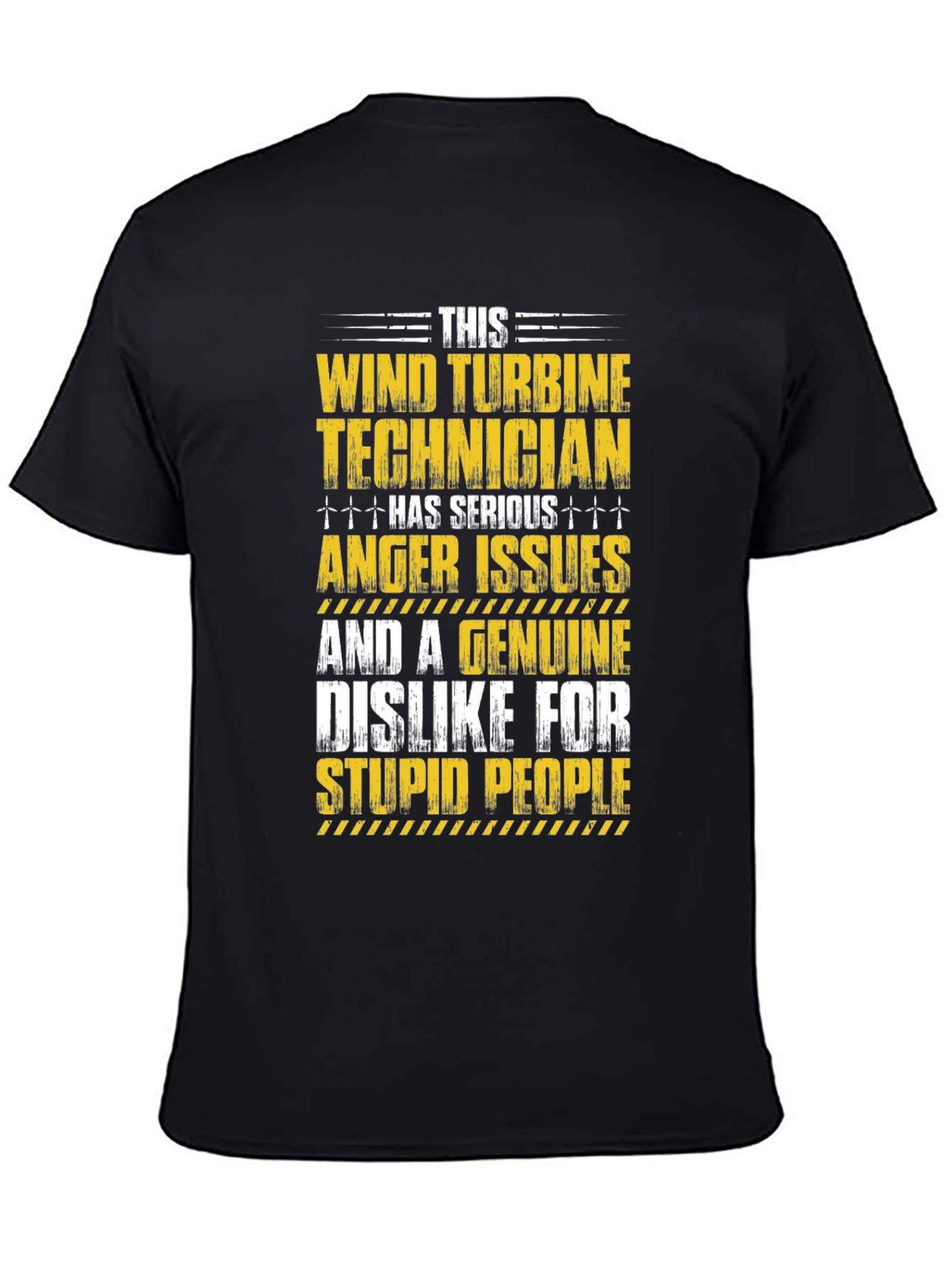 Wind Turbine Technician Serious Anger Issues T-Shirt