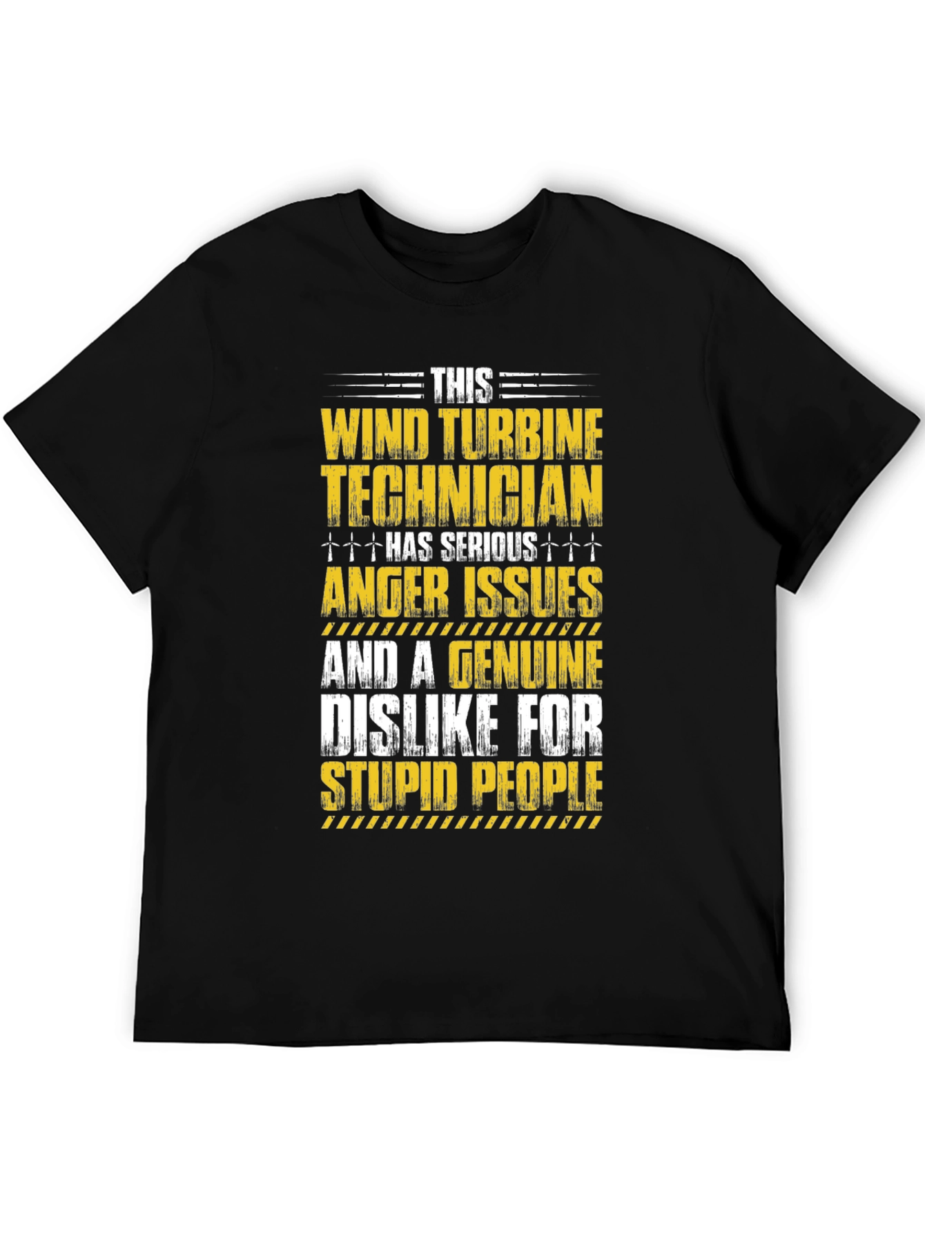 Wind Turbine Technician Serious Anger Issues T-Shirt