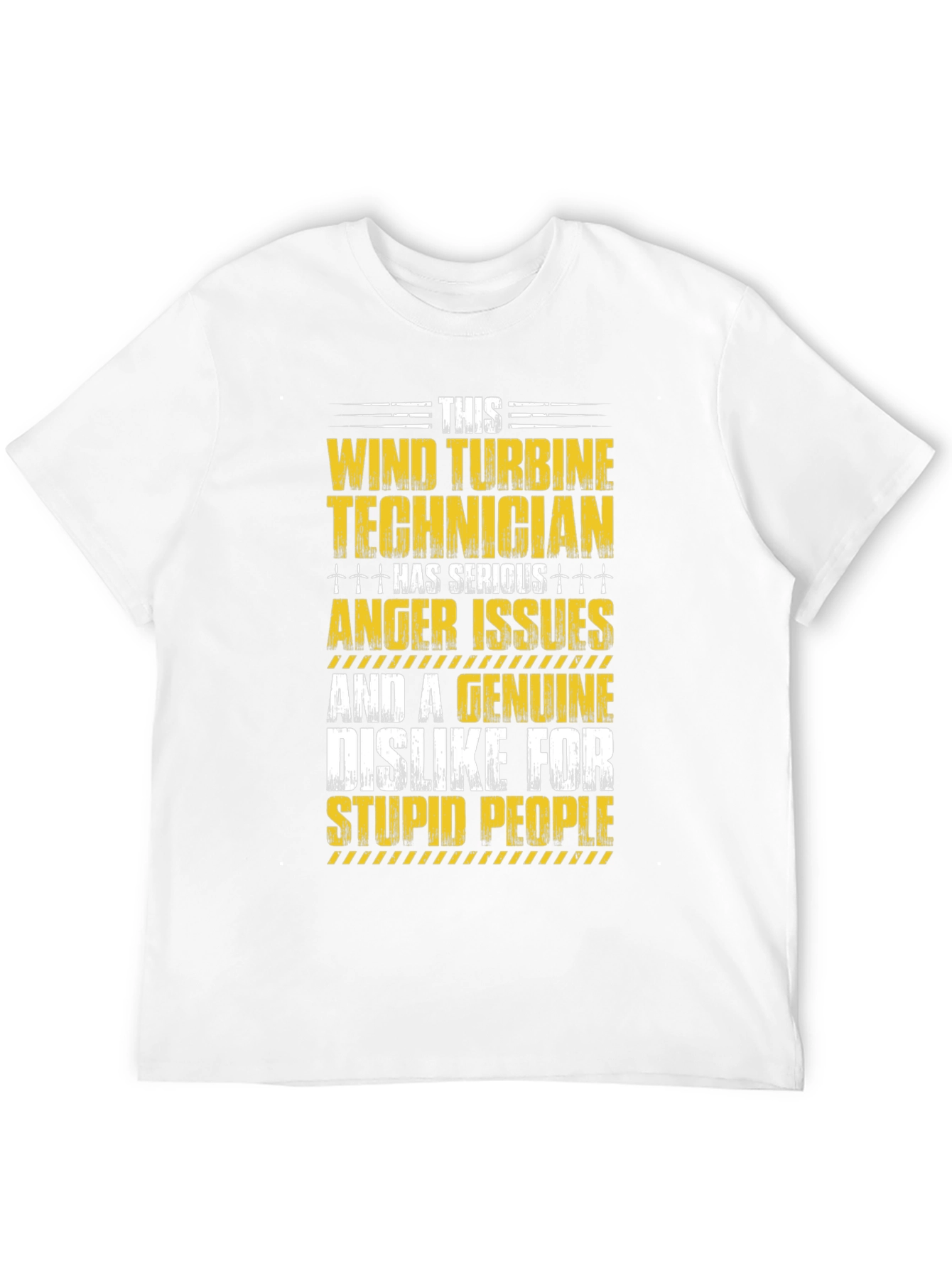 Wind Turbine Technician Serious Anger Issues T-Shirt