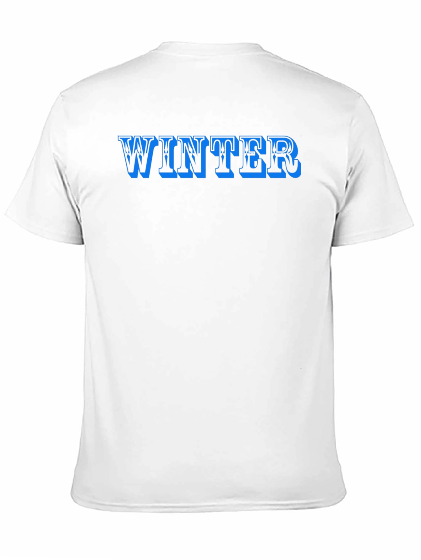 Winter Graphic Black T-Shirt