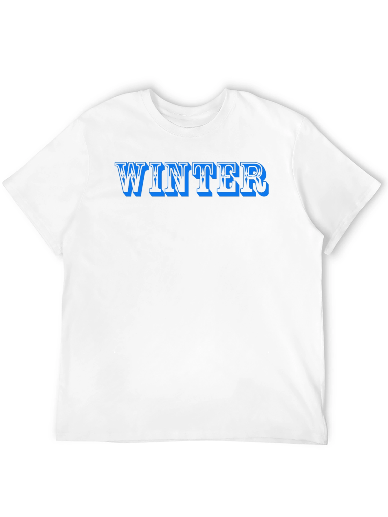Winter Graphic Black T-Shirt
