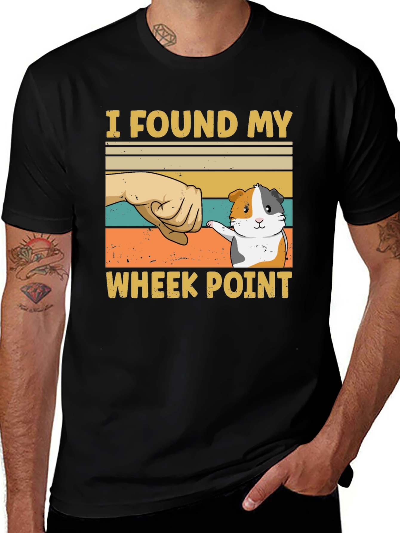 Wheek Point T-Shirt - Guinea Pig Lover Tee