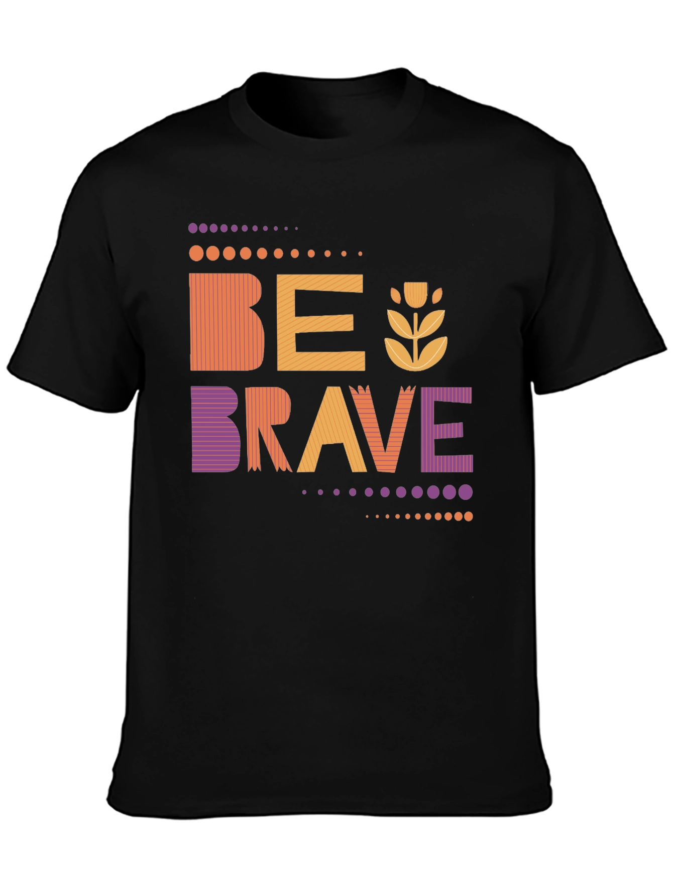 Be Brave Graphic Tee - Stylish Unisex Design