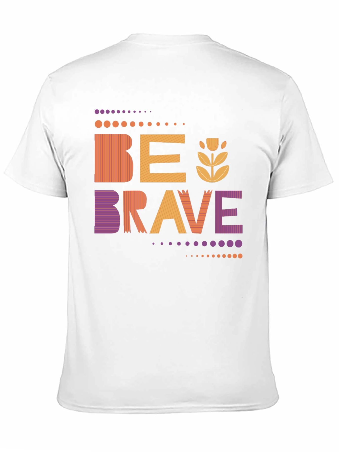 Be Brave Graphic Tee - Stylish Unisex Design