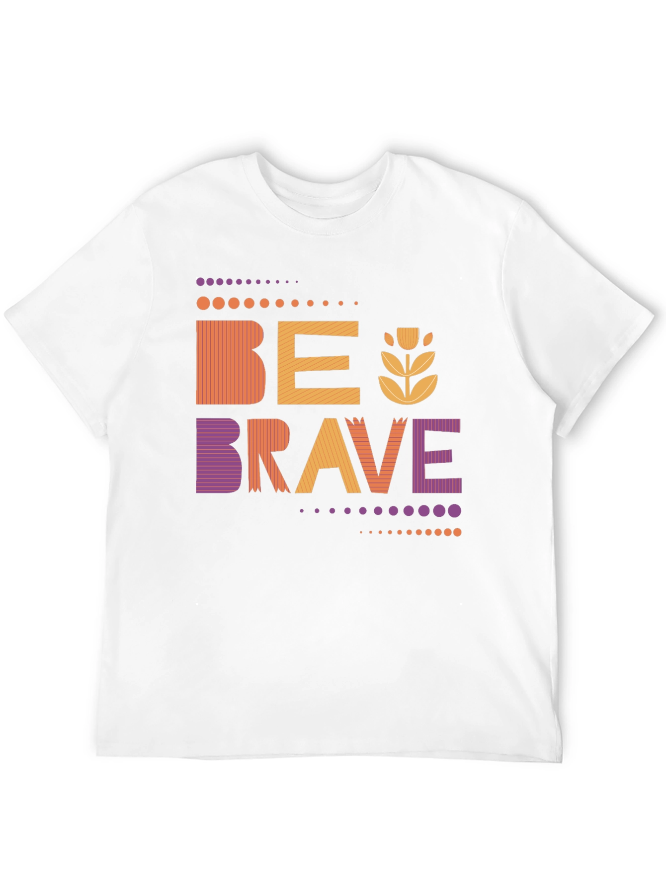 Be Brave Graphic Tee - Stylish Unisex Design