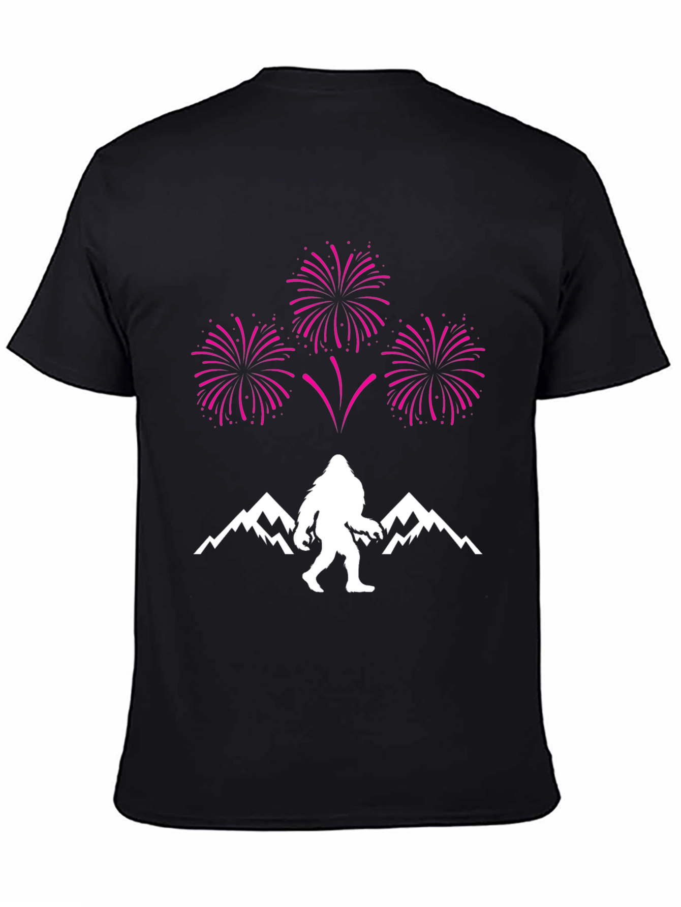 Bigfoot Fireworks Graphic Tee - Black